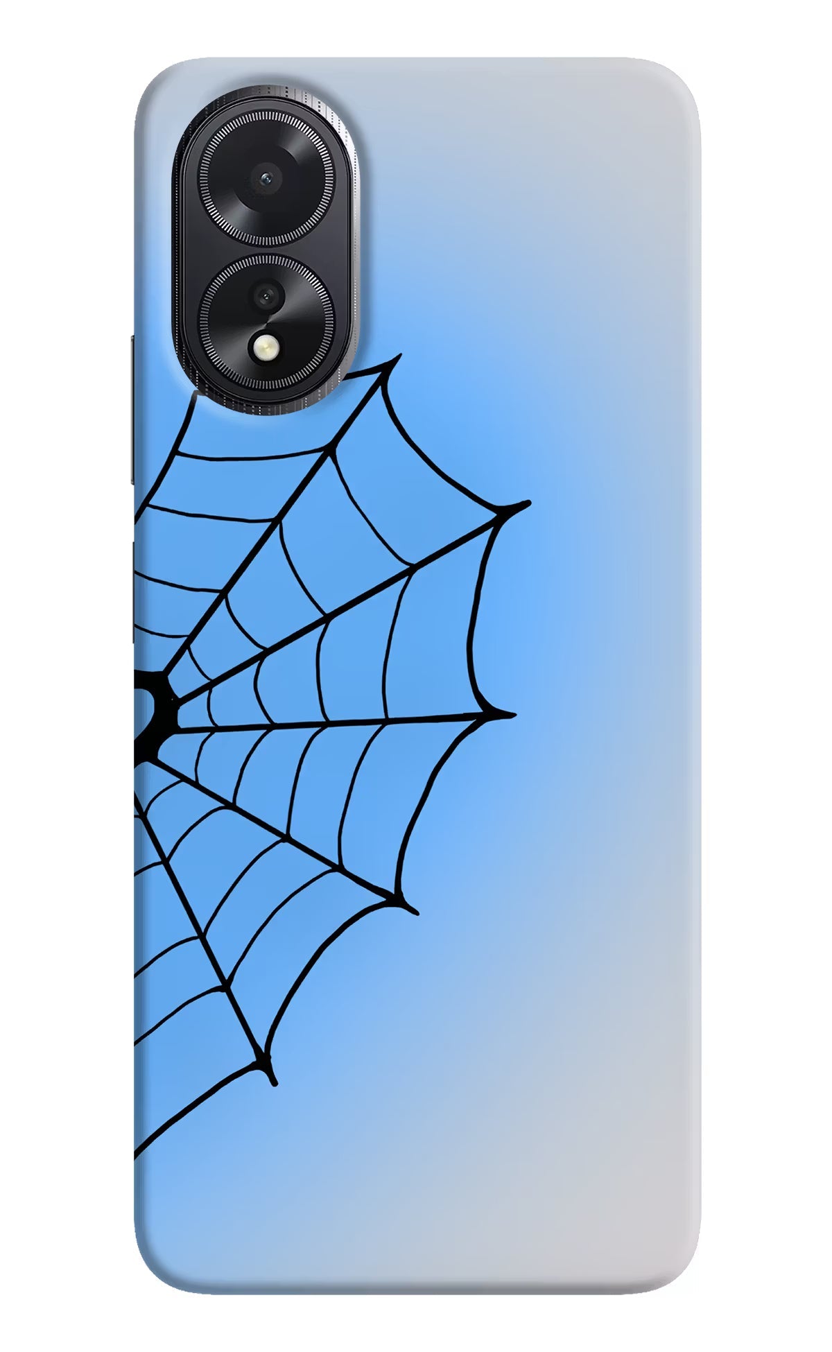 Blue Web Oppo A18/Oppo A38 Hard Case Back Cover by Casekaro
