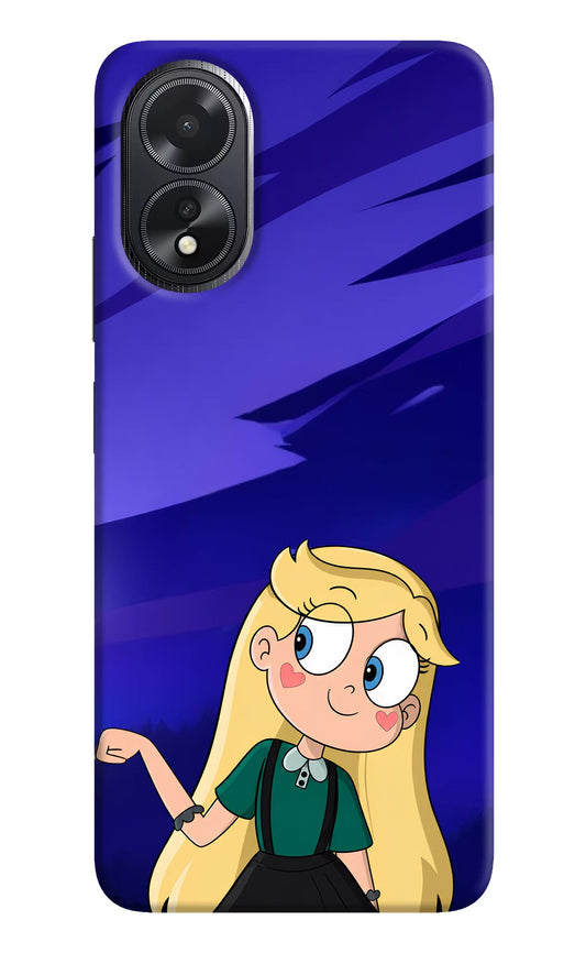 Star Glow Oppo A18/Oppo A38 Hard Case Back Cover by Casekaro