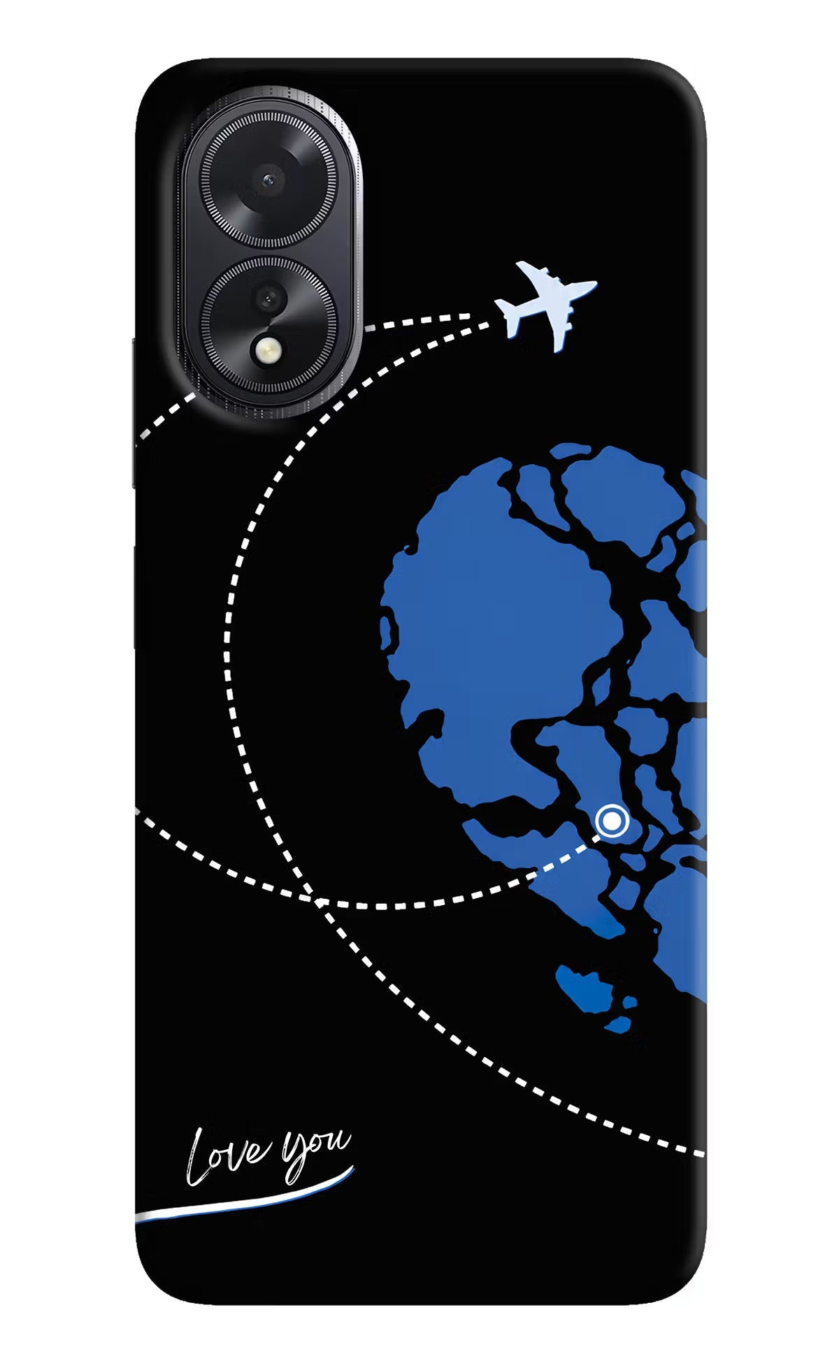 Love Orbit Oppo A18/Oppo A38 Hard Case Back Cover by Casekaro