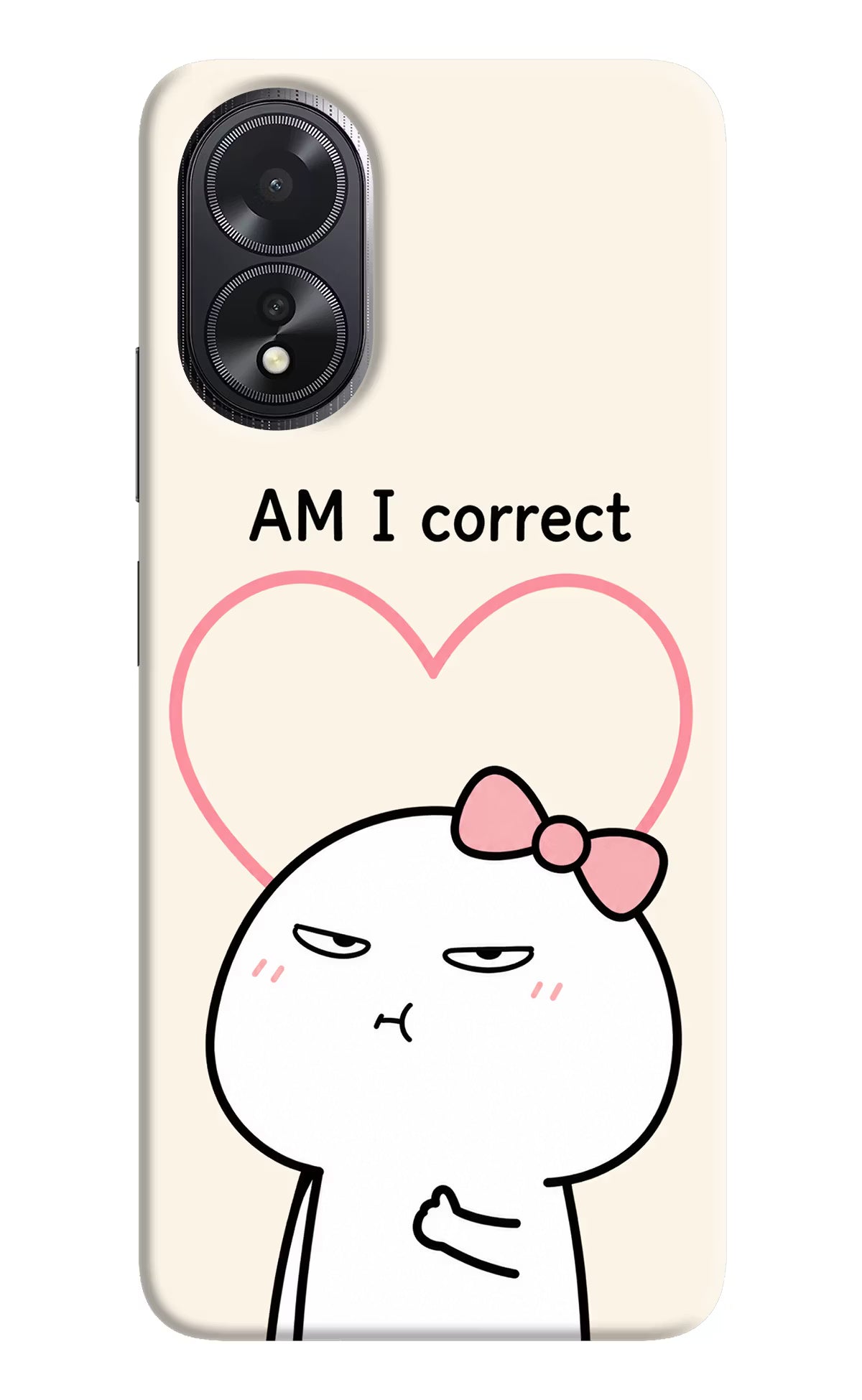 Always Right Oppo A18/Oppo A38 Hard Case Back Cover by Casekaro