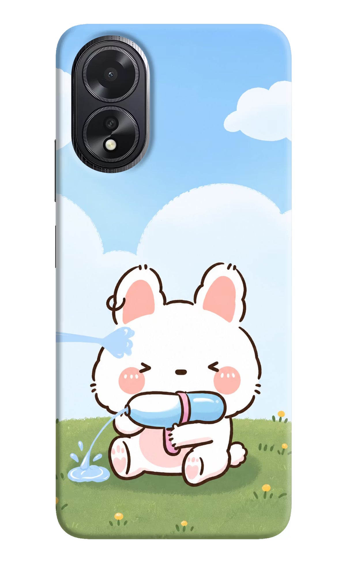 Bunny Treat Oppo A18/Oppo A38 Hard Case Back Cover by Casekaro