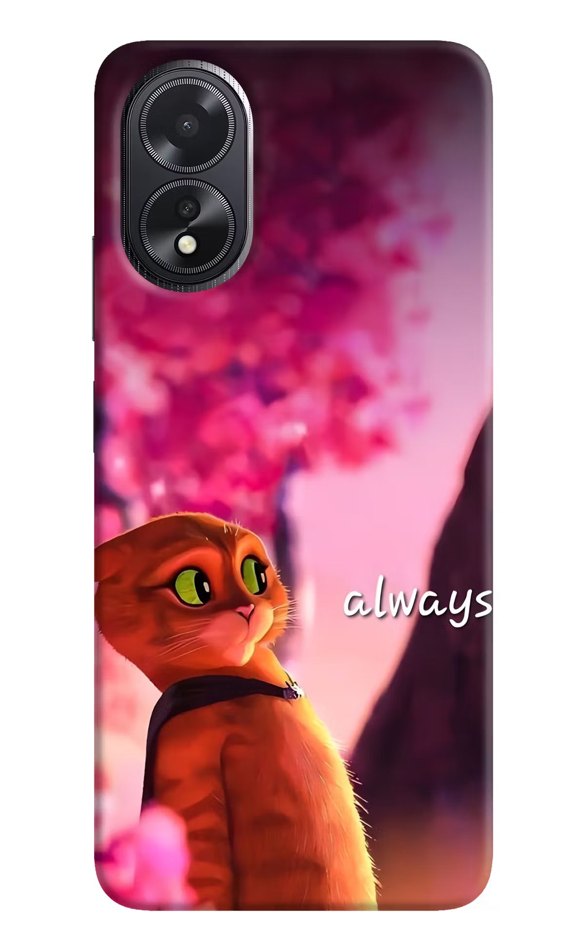 Always Cat Oppo A18/Oppo A38 Hard Case Back Cover by Casekaro