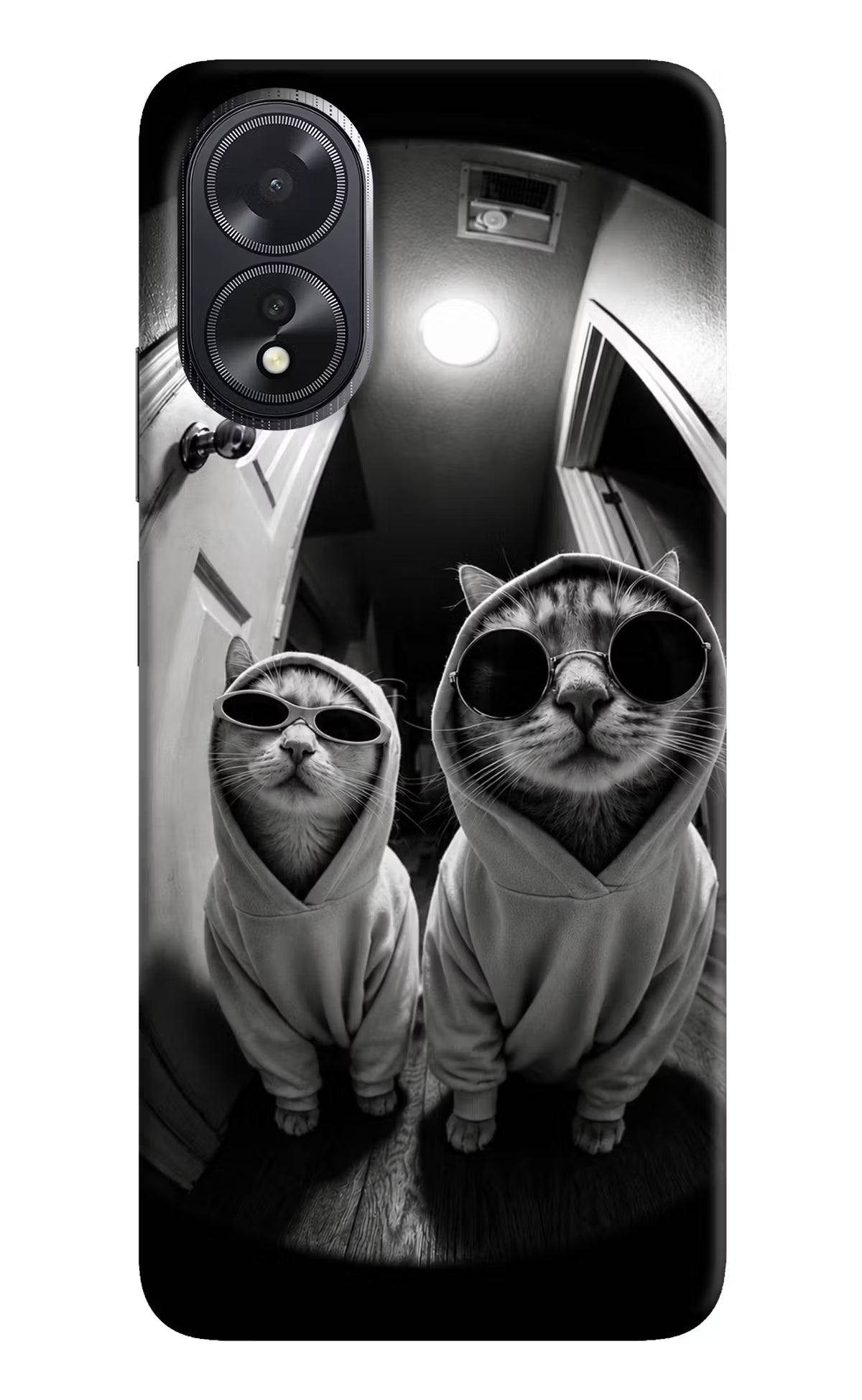 Hood Cats Oppo A18/Oppo A38 Hard Case Back Cover by Casekaro