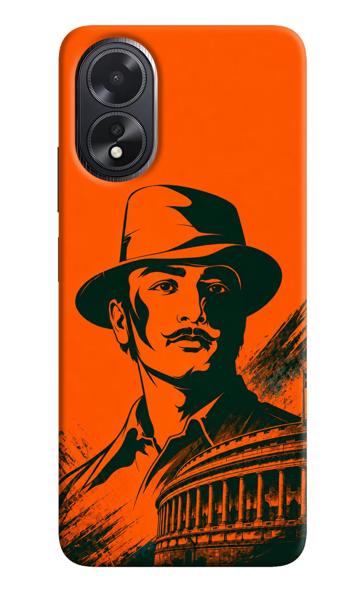 Bhagat Singh Legacy Oppo A18/Oppo A38 Hard Case Back Cover by Casekaro