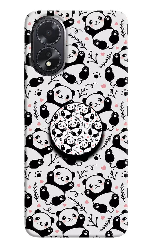 Cute Panda Oppo A18/Oppo A38 Pop Case by Casekaro