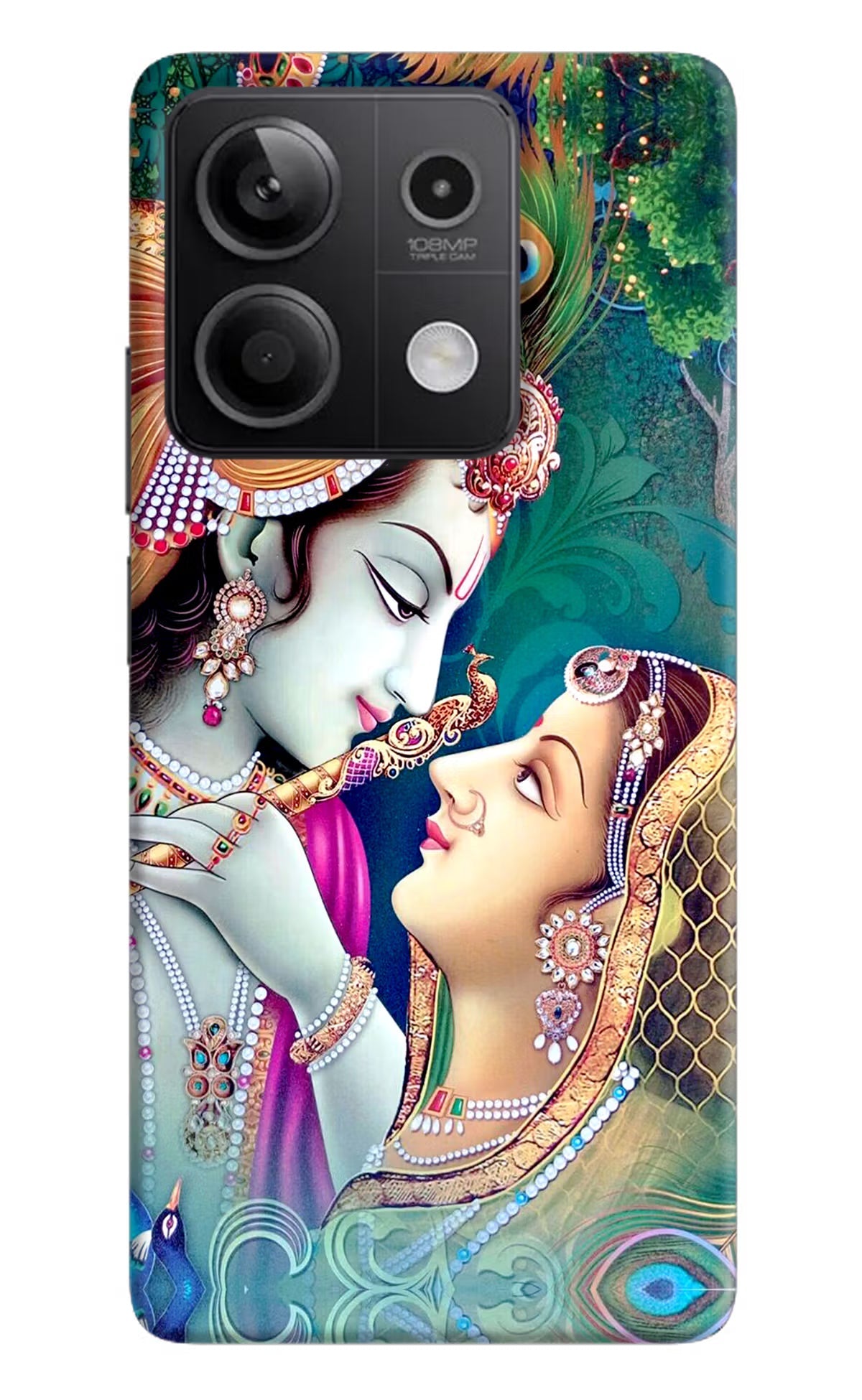 Lord Radha Krishna Redmi Note 13 5G Hard Case Back Cover by Casekaro