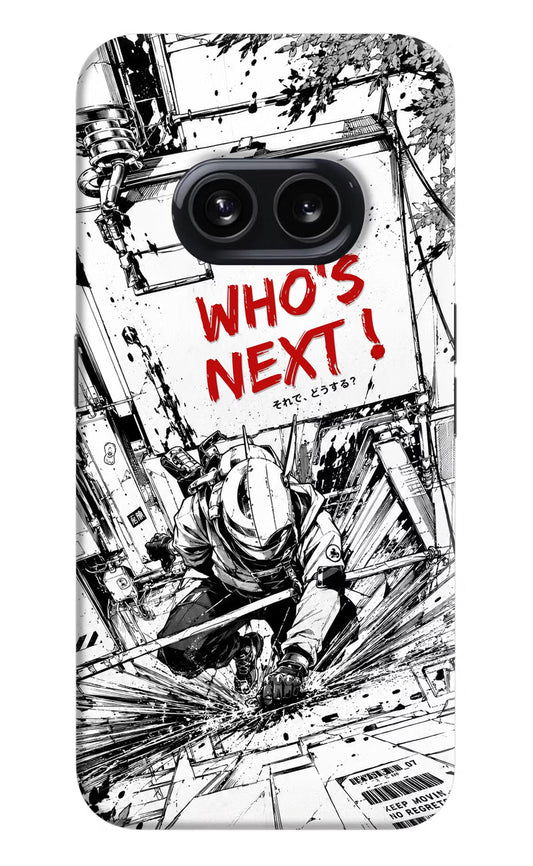 Who's Next Nothing Phone 2A Hard Case Back Cover by Casekaro