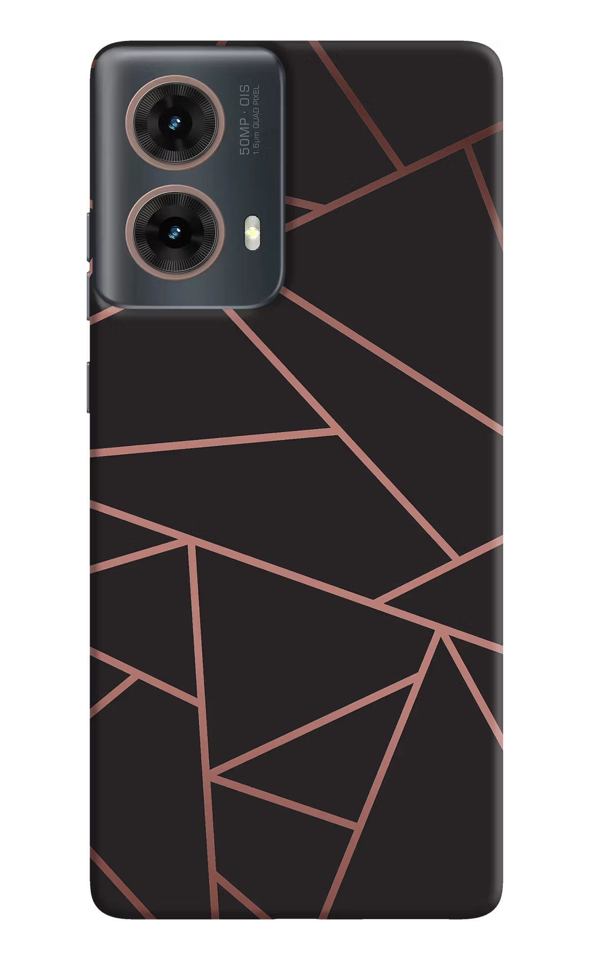 Geometric Pattern Motorola G85 Hard Case Back Cover by Casekaro
