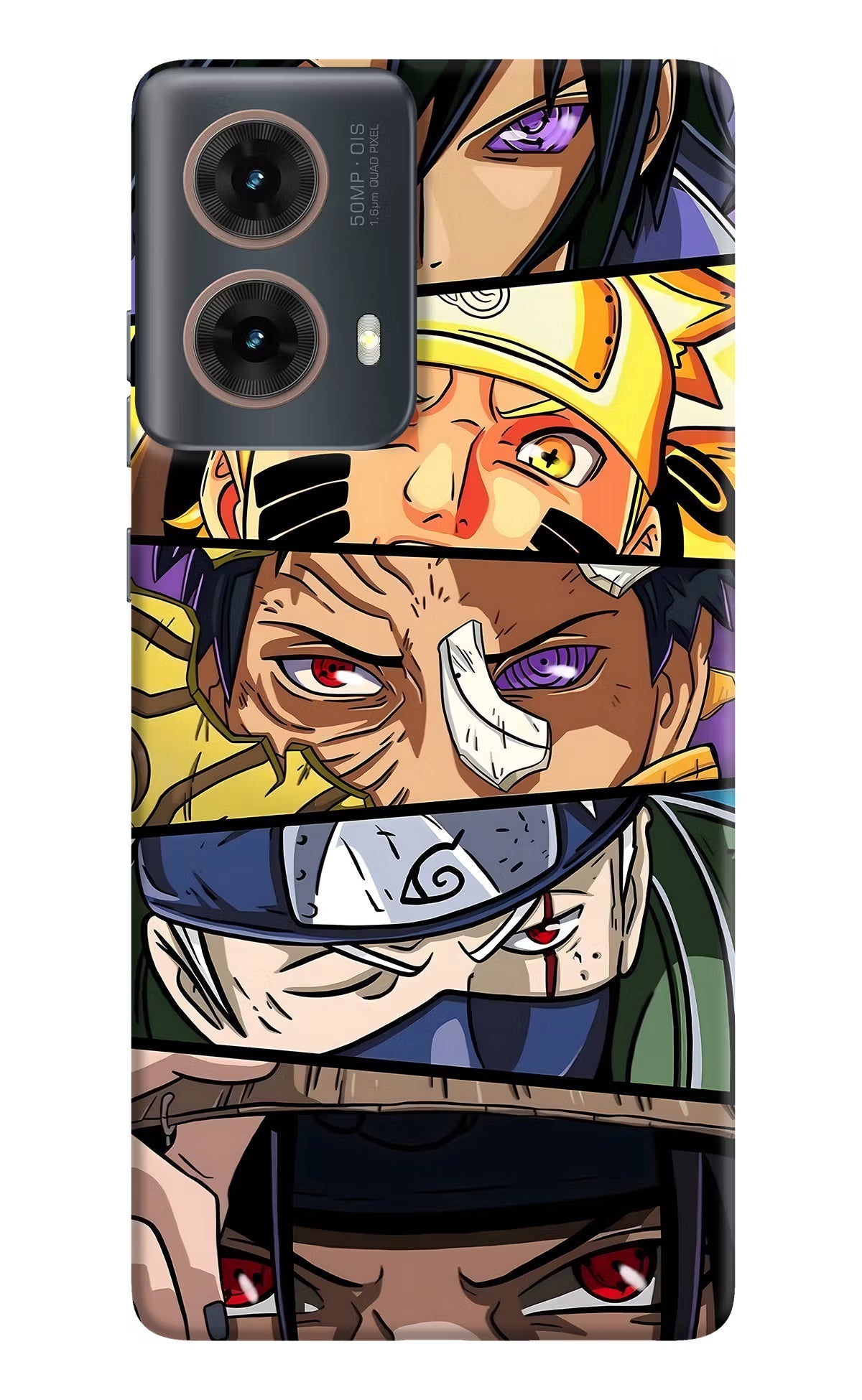 Naruto Character Motorola G85 Hard Case Back Cover by Casekaro