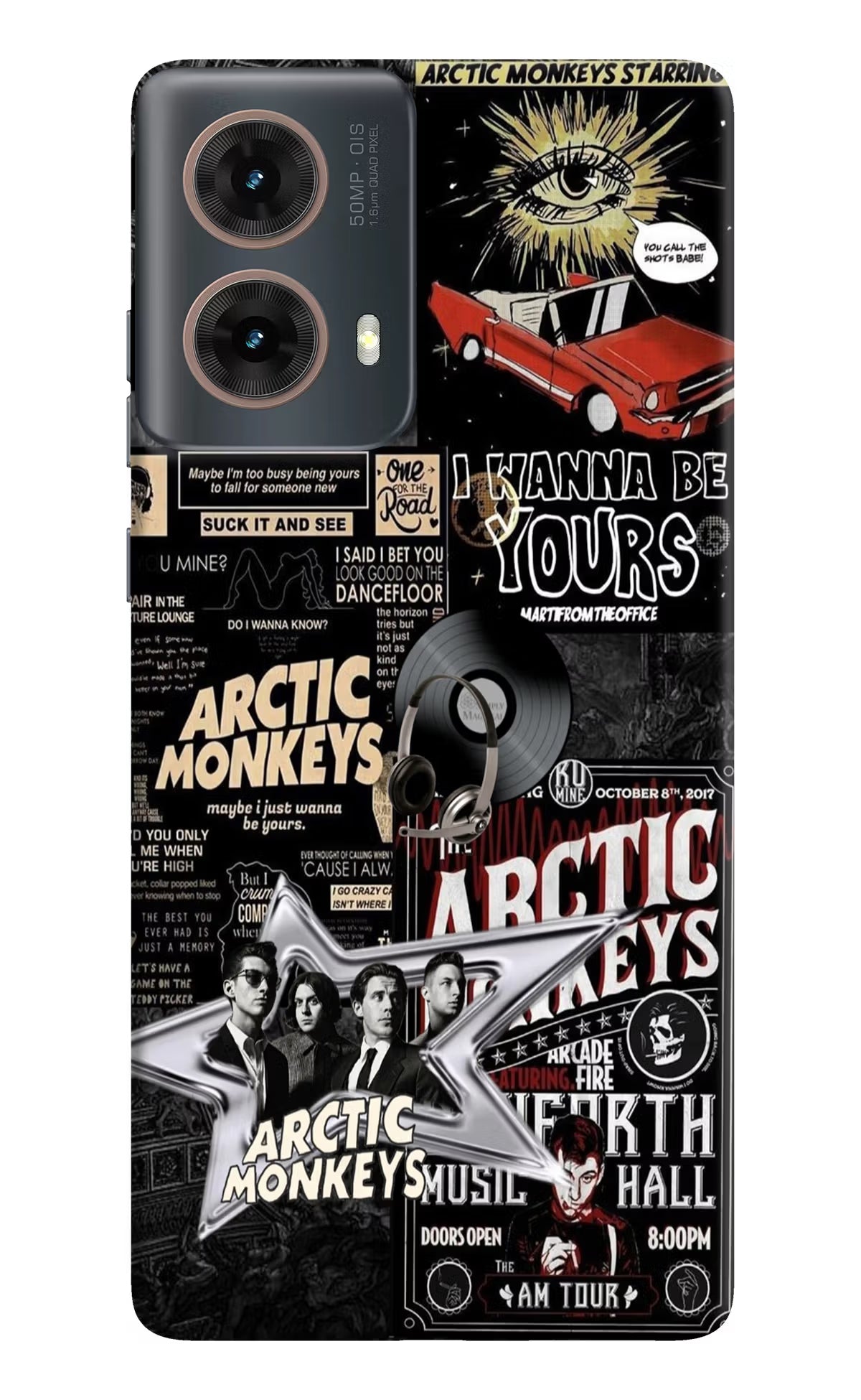 Arctic Monkeys Motorola G85 Hard Case Back Cover by Casekaro