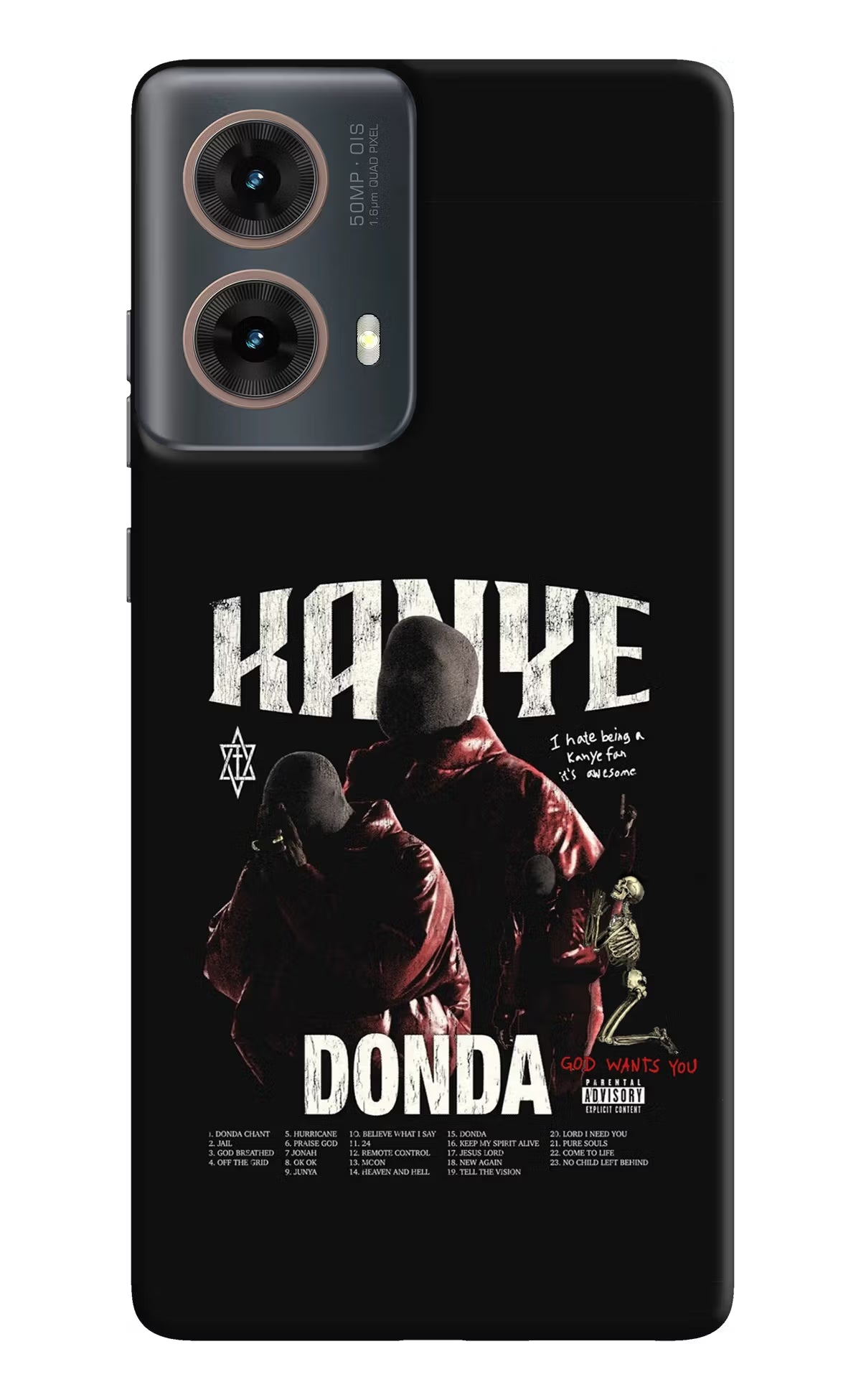 Donda Kanye West Motorola G85 Hard Case Back Cover by Casekaro
