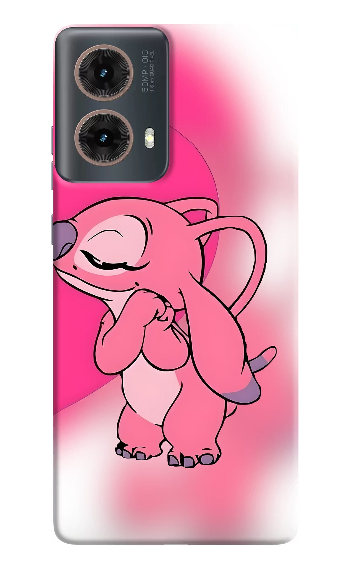 Angel Hug Motorola G85 Hard Case Back Cover by Casekaro