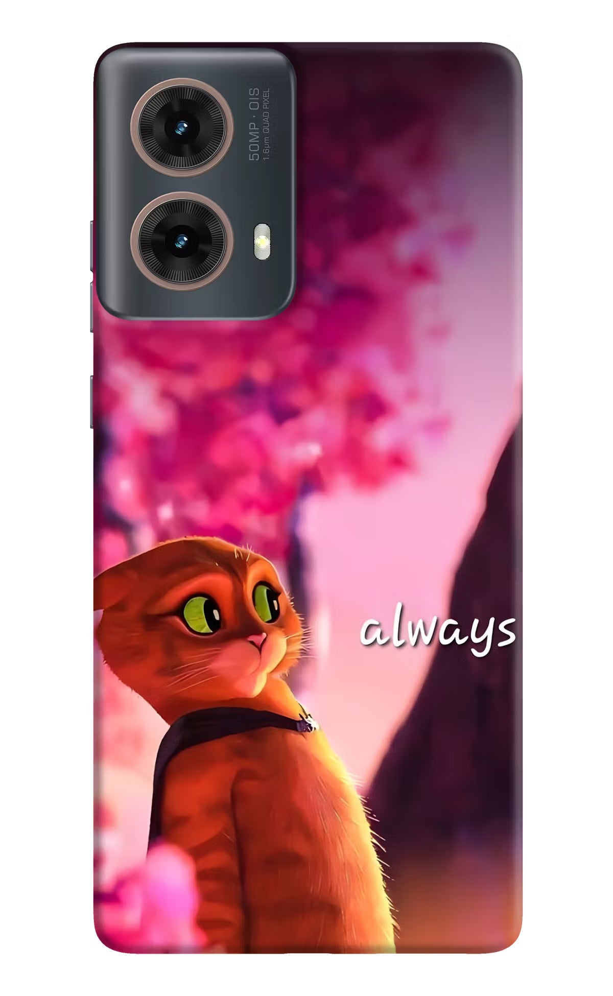 Always Cat Motorola G85 Hard Case Back Cover by Casekaro