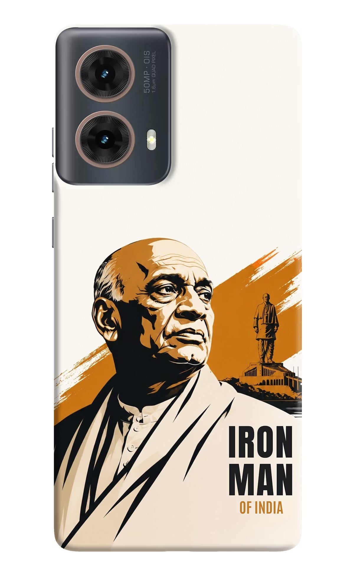 Sardar Patel Iron Will Motorola G85 Hard Case Back Cover by Casekaro