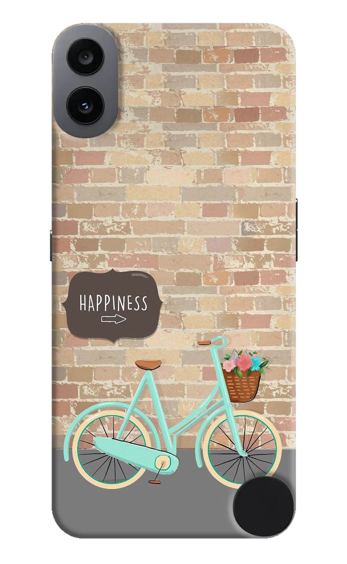 Happiness Artwork CMF by Nothing Phone 1 Hard Case Back Cover by Casekaro
