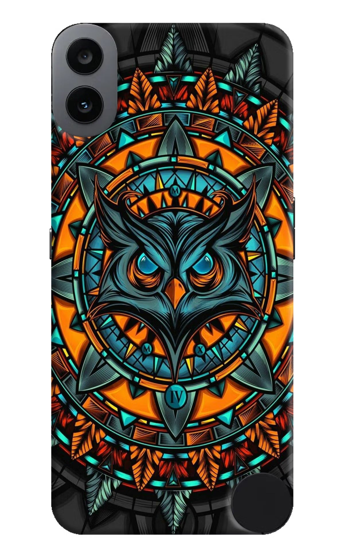 Angry Owl Art CMF by Nothing Phone 1 Hard Case Back Cover by Casekaro