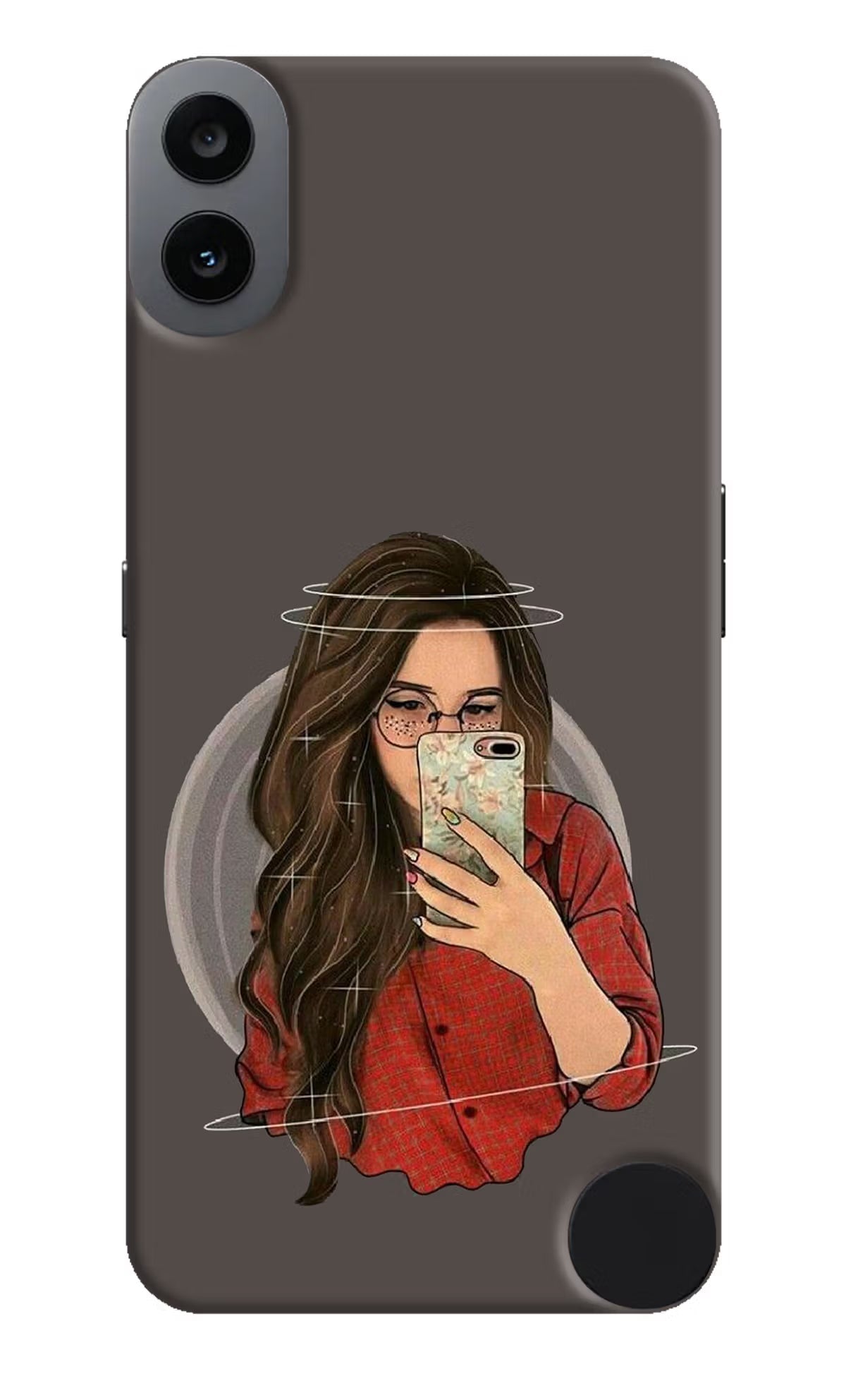 Selfie Queen CMF by Nothing Phone 1 Hard Case Back Cover by Casekaro