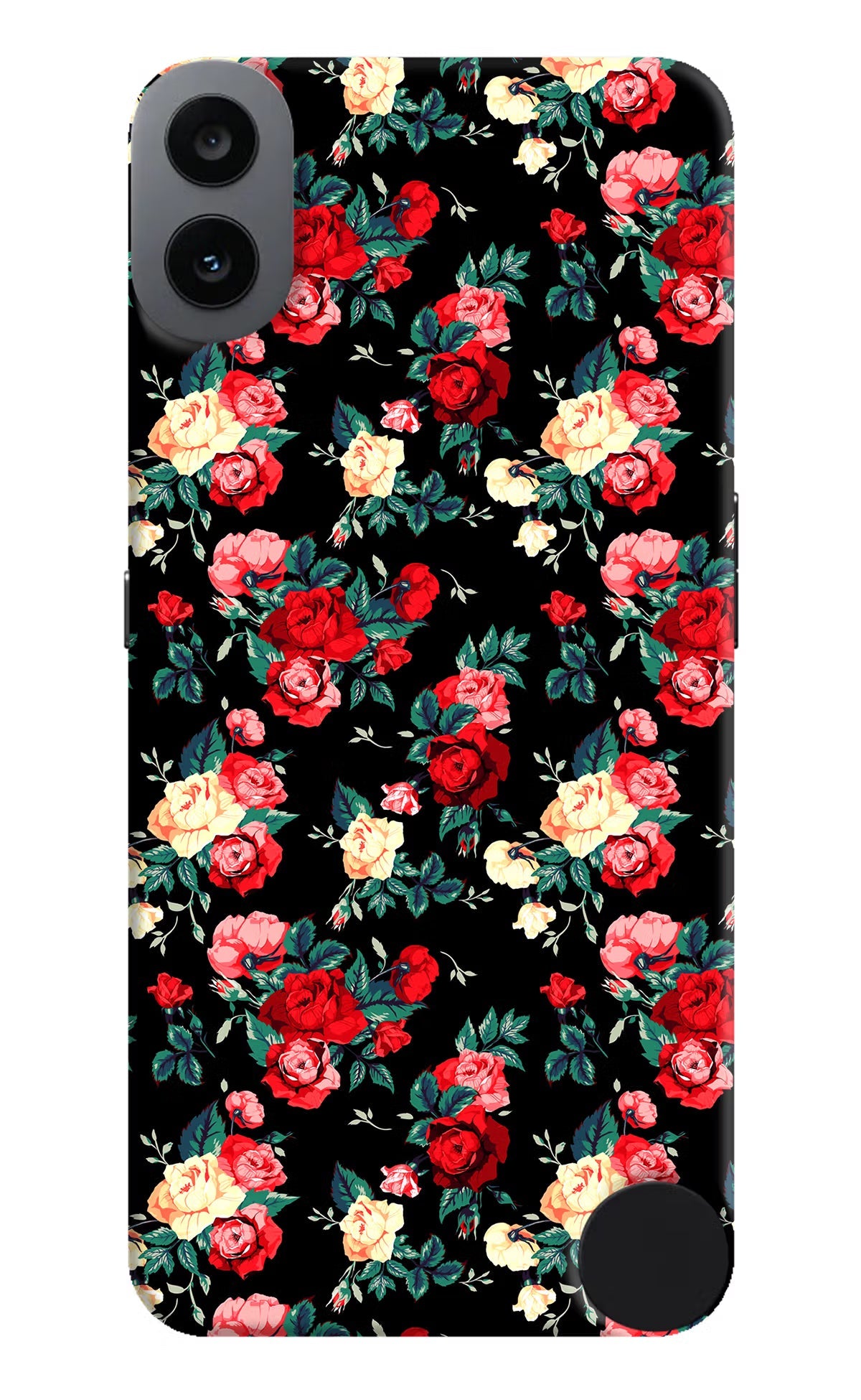 Rose Pattern CMF by Nothing Phone 1 Hard Case Back Cover by Casekaro