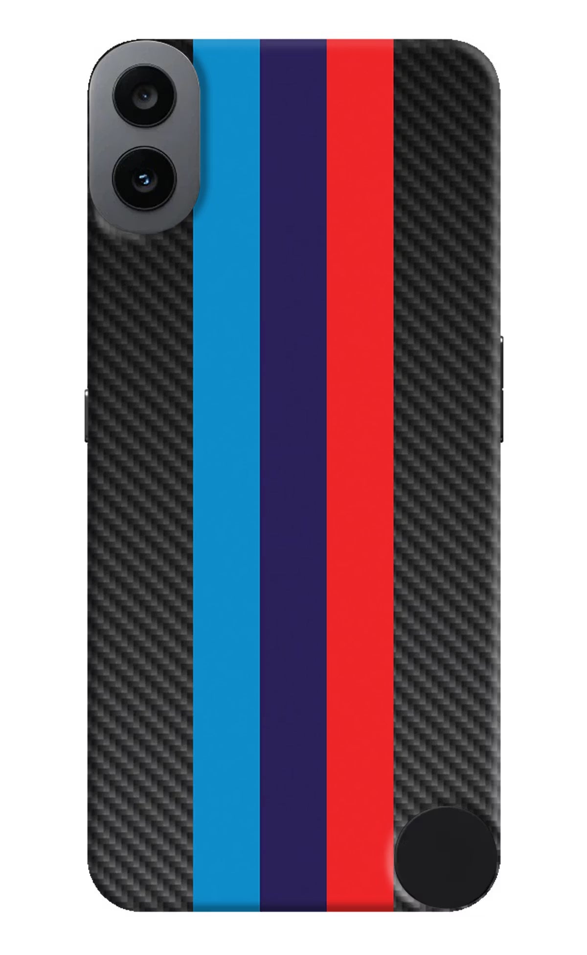 BMW Stripes Pattern CMF by Nothing Phone 1 Hard Case Back Cover by Casekaro