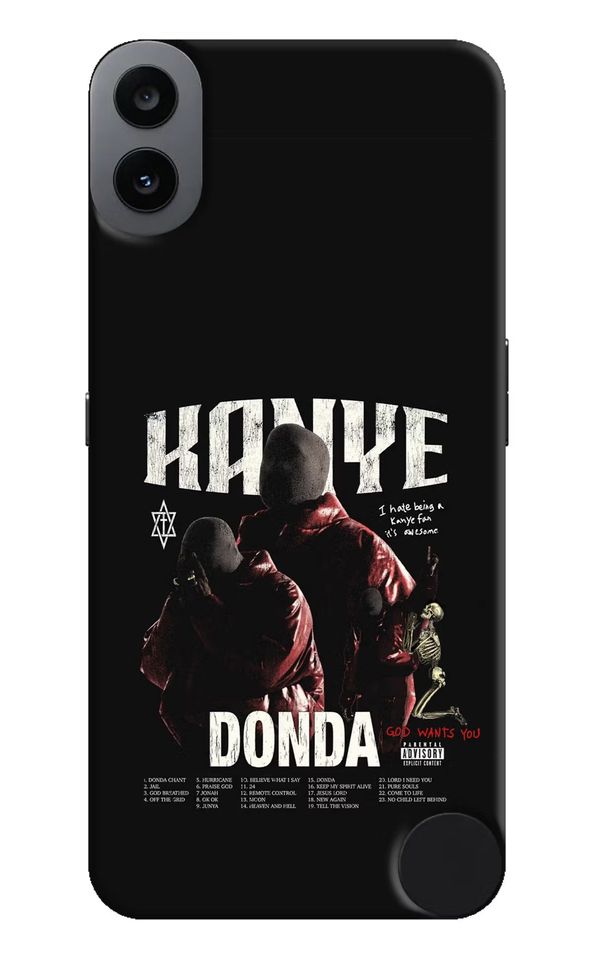 Donda Kanye West CMF by Nothing Phone 1 Hard Case Back Cover by Casekaro
