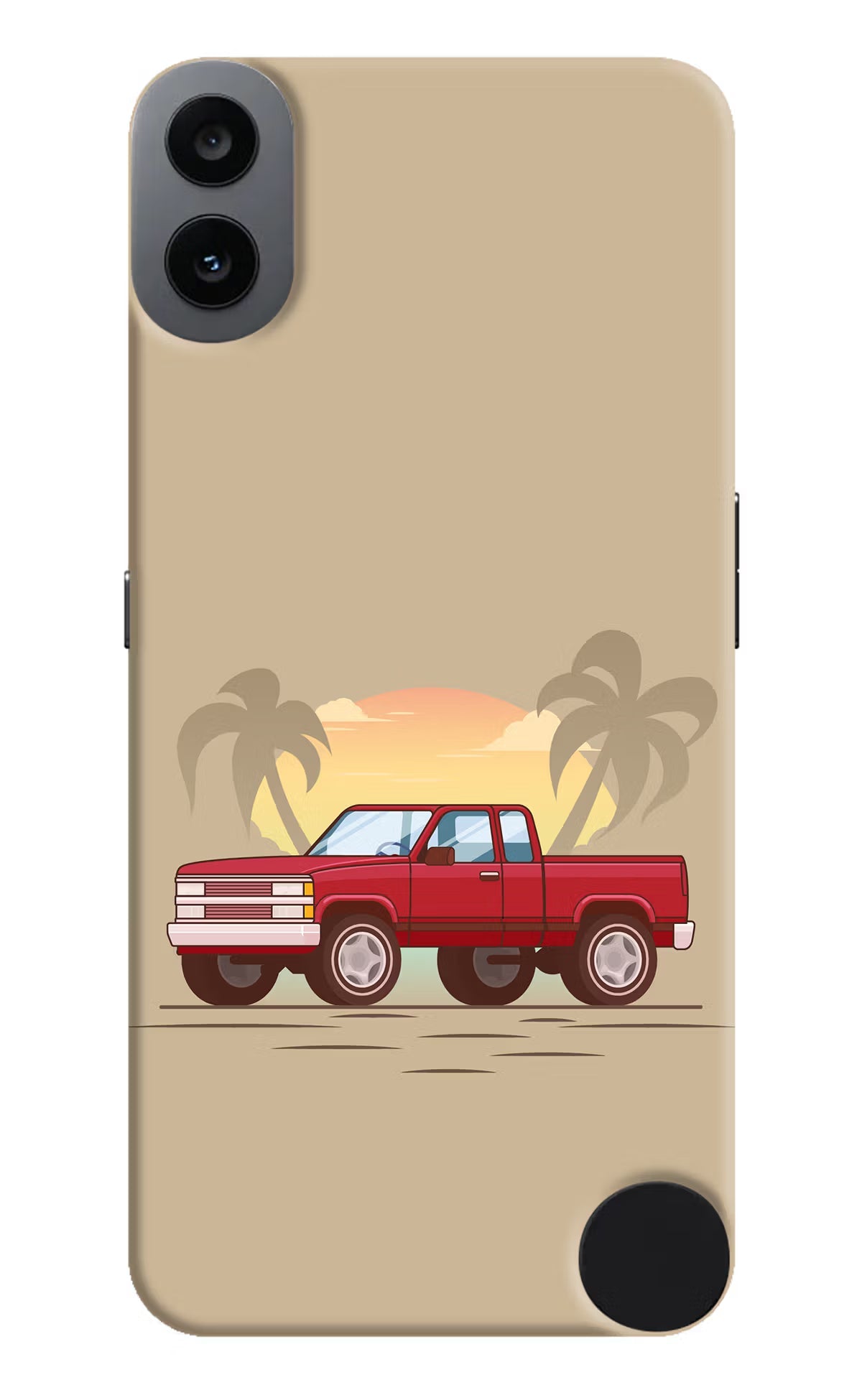 Desert Classic Drive CMF by Nothing Phone 1 Hard Case Back Cover by Casekaro