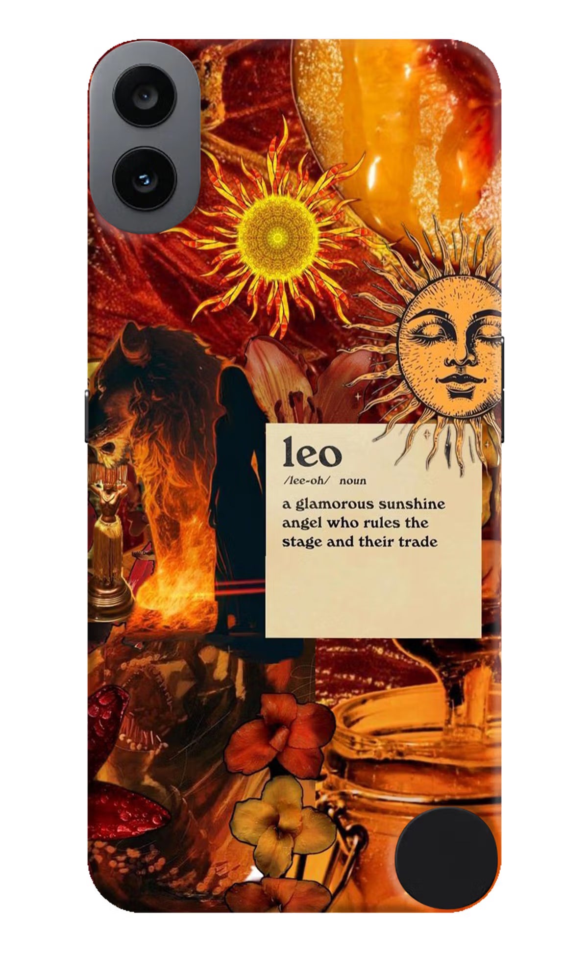 Leo Zodiac CMF by Nothing Phone 1 Hard Case Back Cover by Casekaro