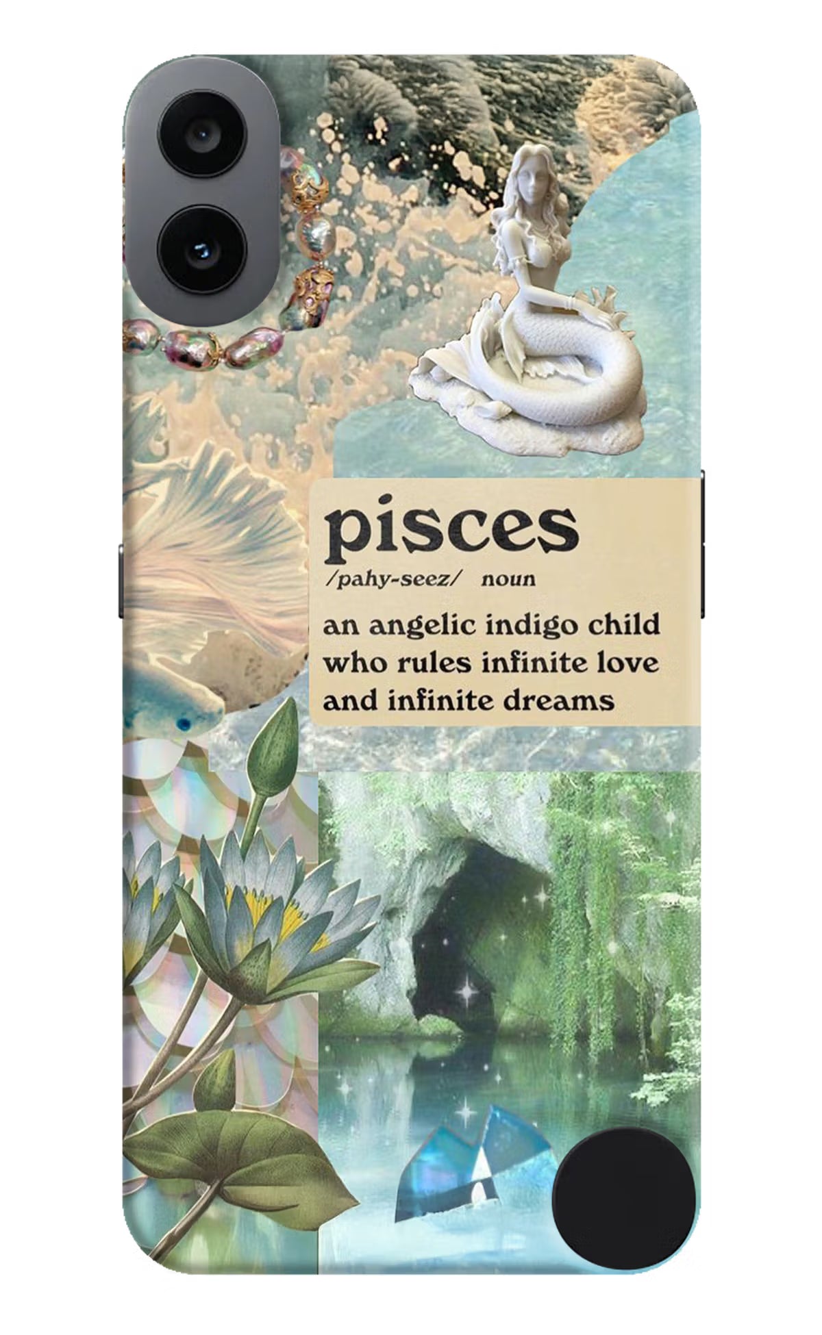 Pisces Zodiac CMF by Nothing Phone 1 Hard Case Back Cover by Casekaro