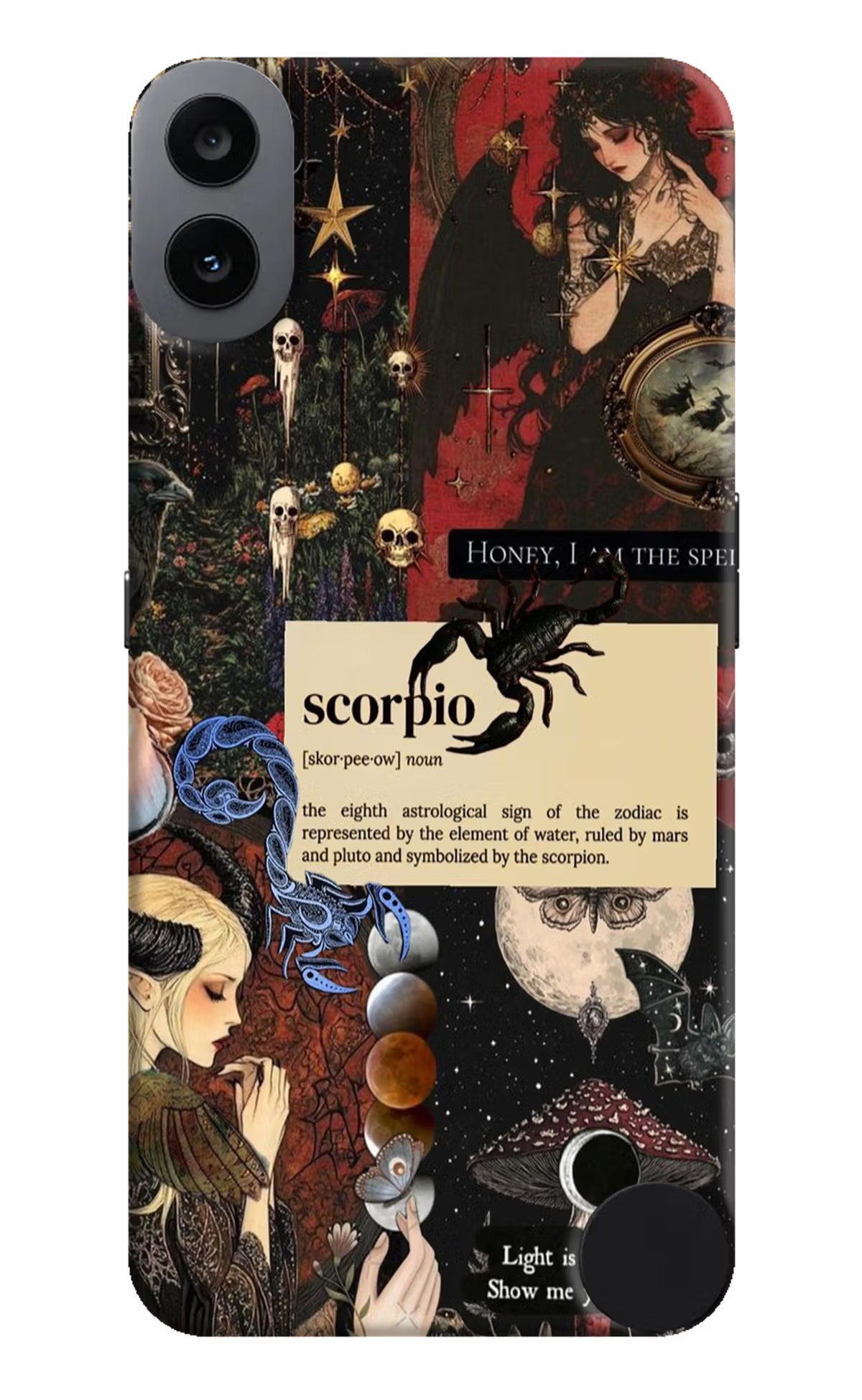 Scorpio Zodiac CMF by Nothing Phone 1 Hard Case Back Cover by Casekaro