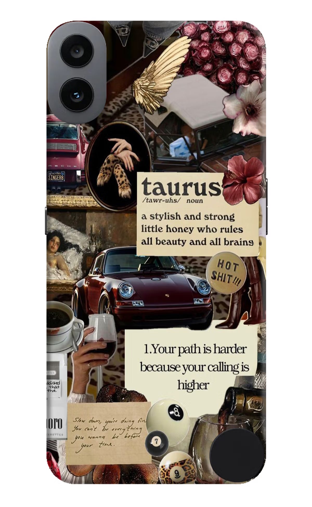 Taurus Zodiac CMF by Nothing Phone 1 Hard Case Back Cover by Casekaro