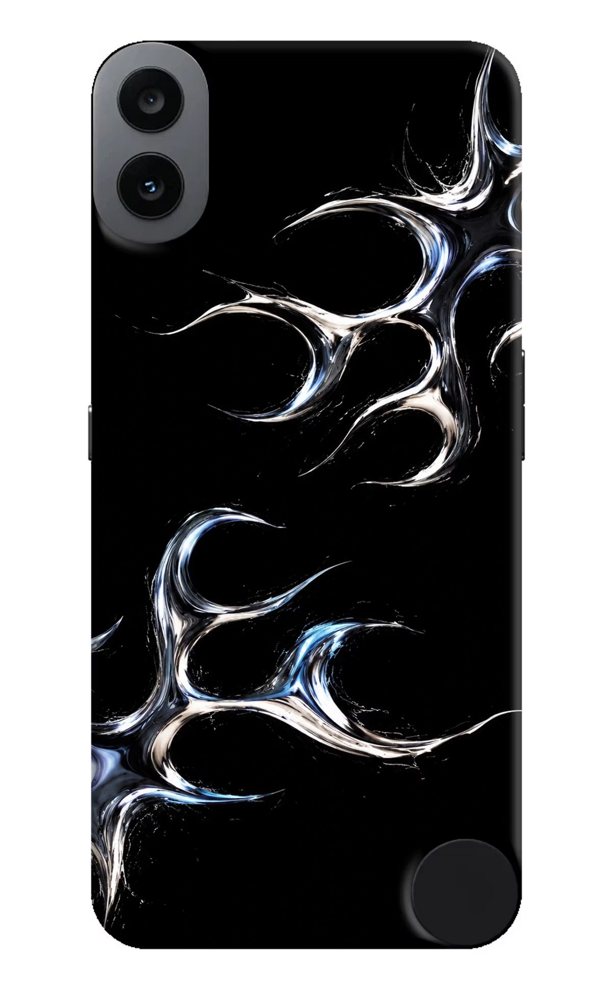 Chrome Tribal CMF by Nothing Phone 1 Hard Case Back Cover by Casekaro