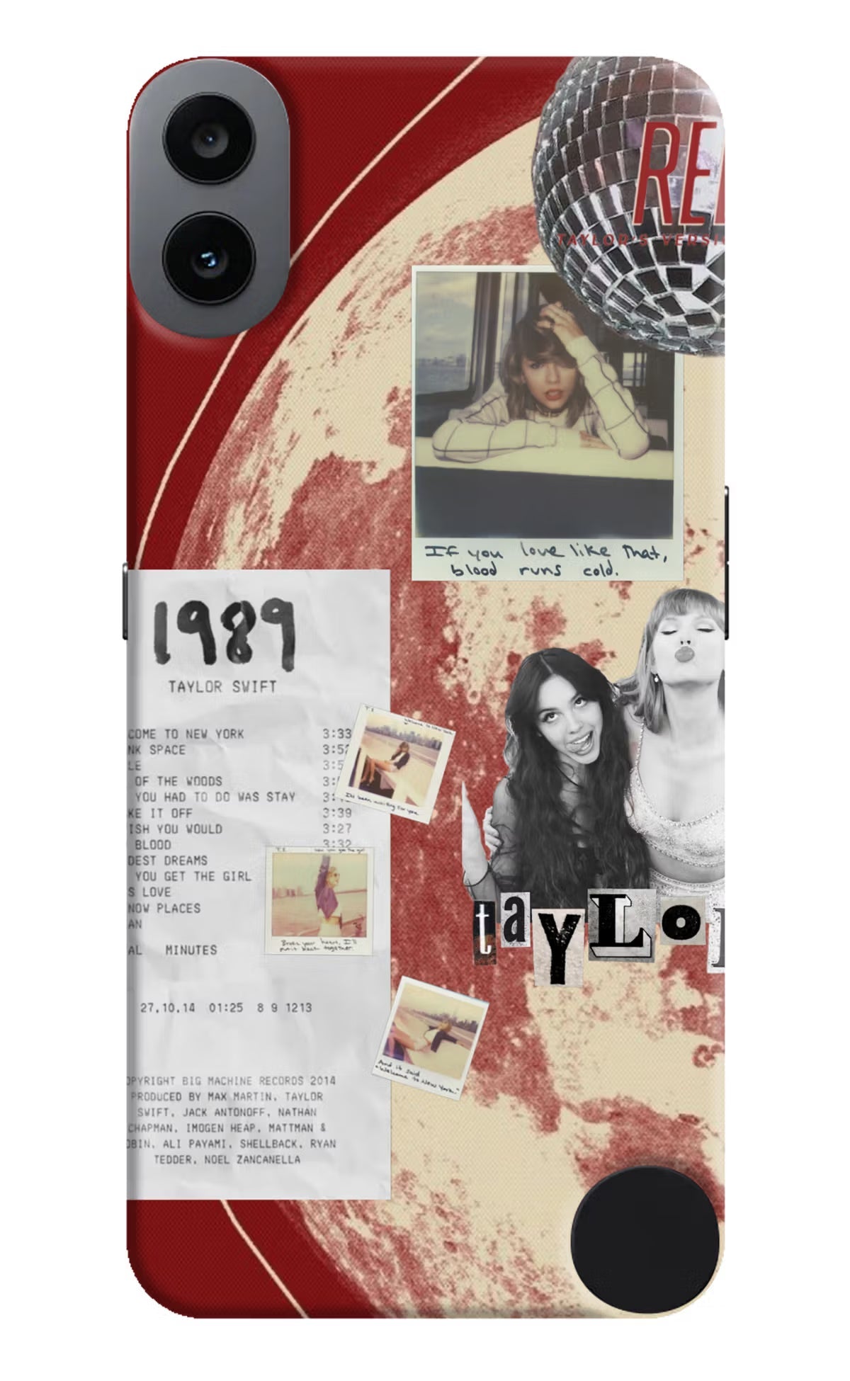 Taylor Swift CMF by Nothing Phone 1 Hard Case Back Cover by Casekaro