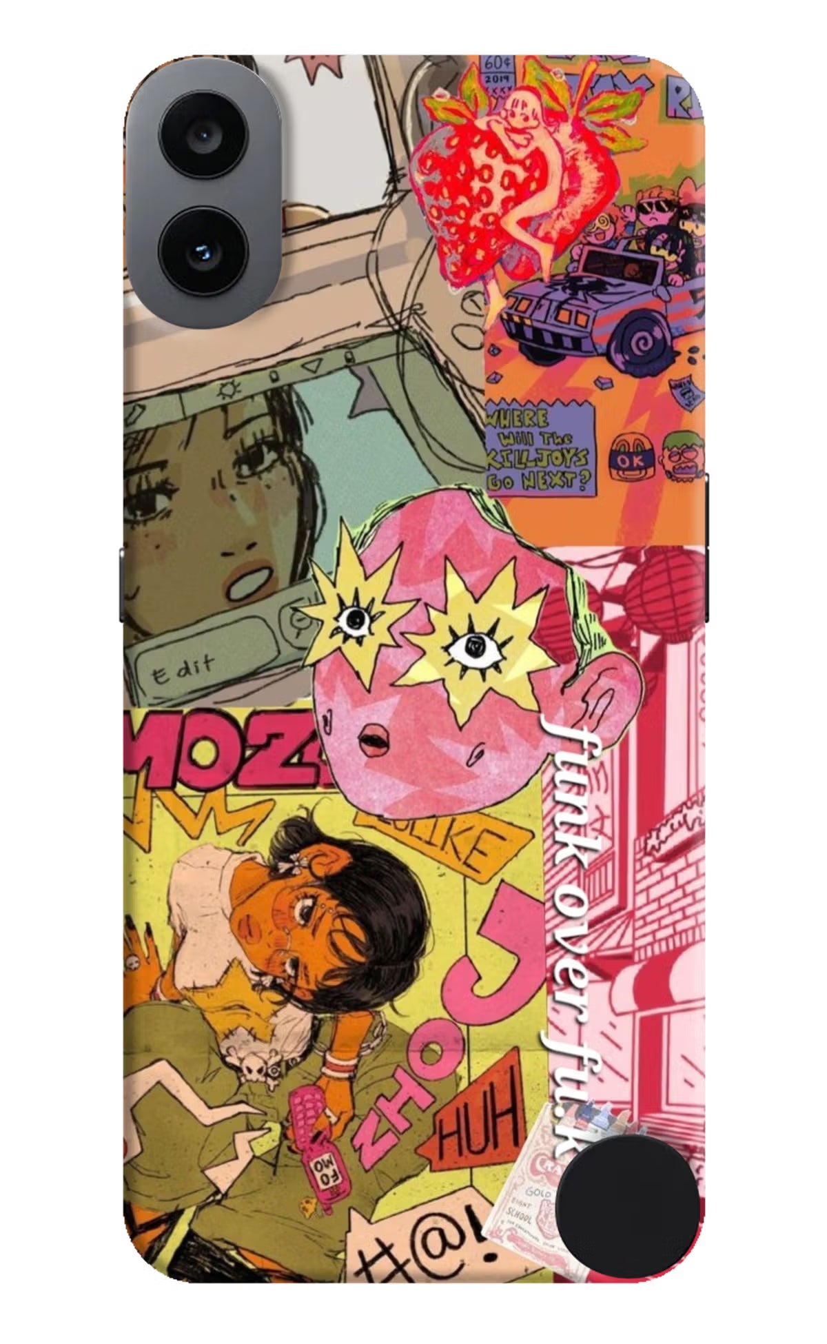 Funkover CMF by Nothing Phone 1 Hard Case Back Cover by Casekaro