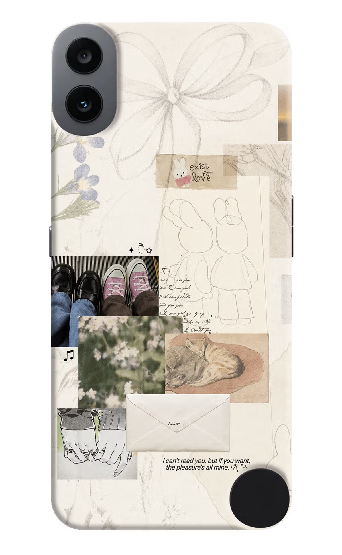 Soft Aesthetic CMF by Nothing Phone 1 Hard Case Back Cover by Casekaro