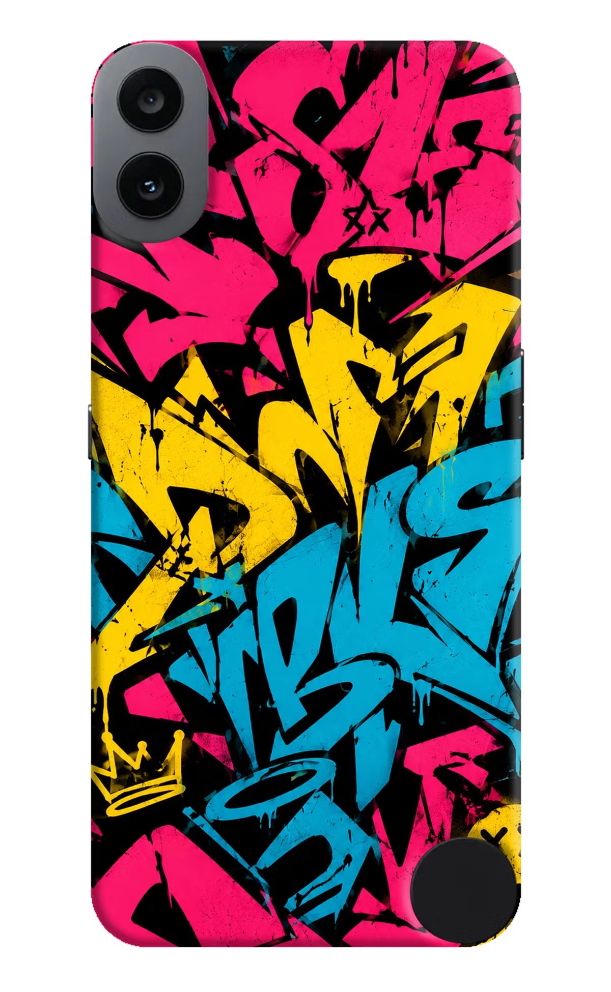 Graffiti Vibe CMF by Nothing Phone 1 Hard Case Back Cover by Casekaro