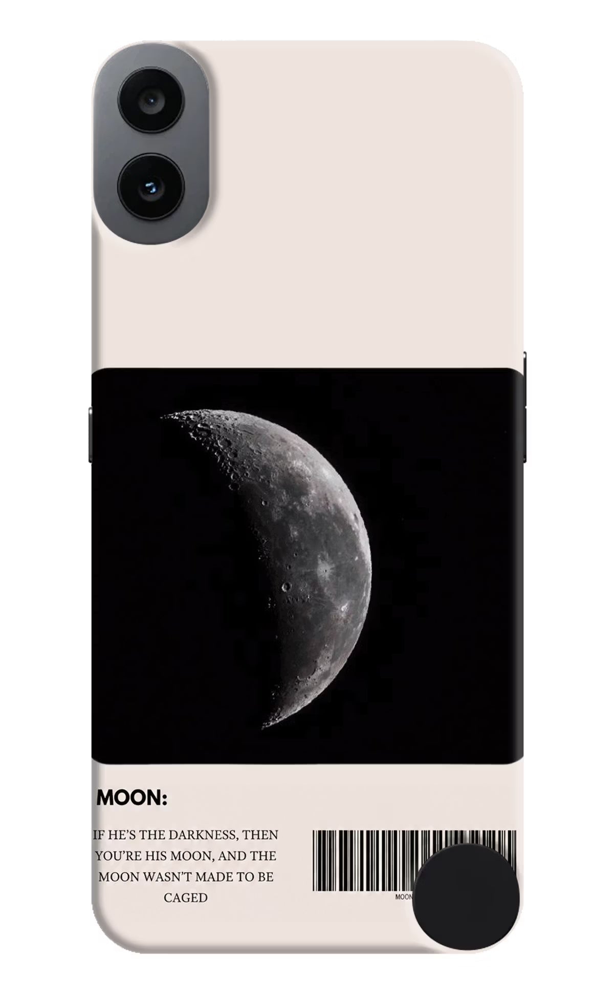 Moon Phase CMF by Nothing Phone 1 Hard Case Back Cover by Casekaro