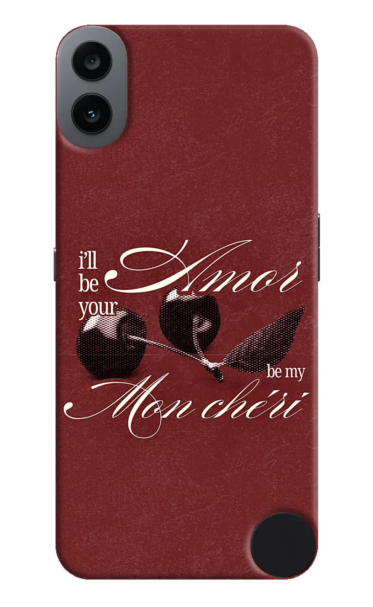 Velvet Cherry CMF by Nothing Phone 1 Hard Case Back Cover by Casekaro