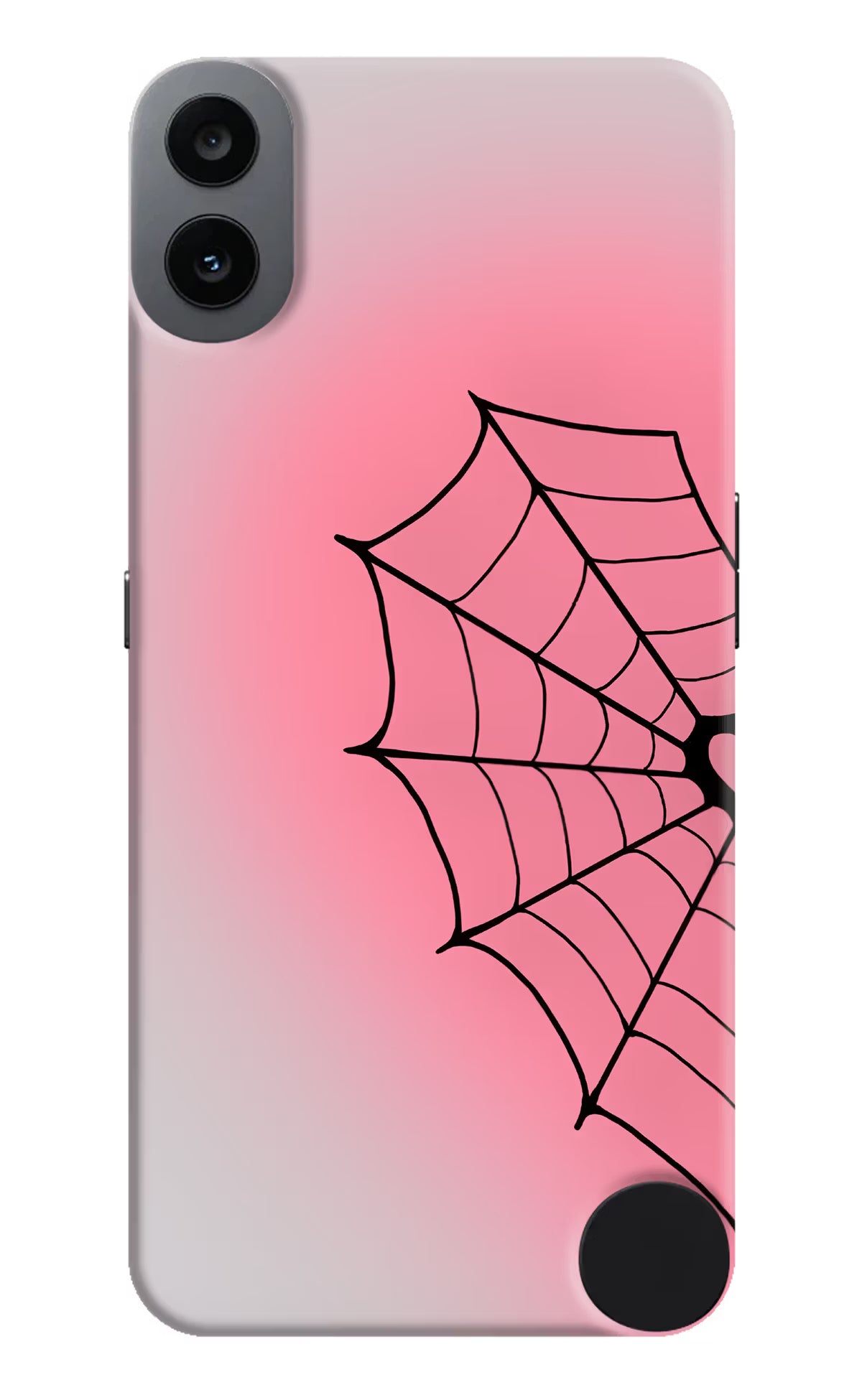 Pink Web CMF by Nothing Phone 1 Hard Case Back Cover by Casekaro