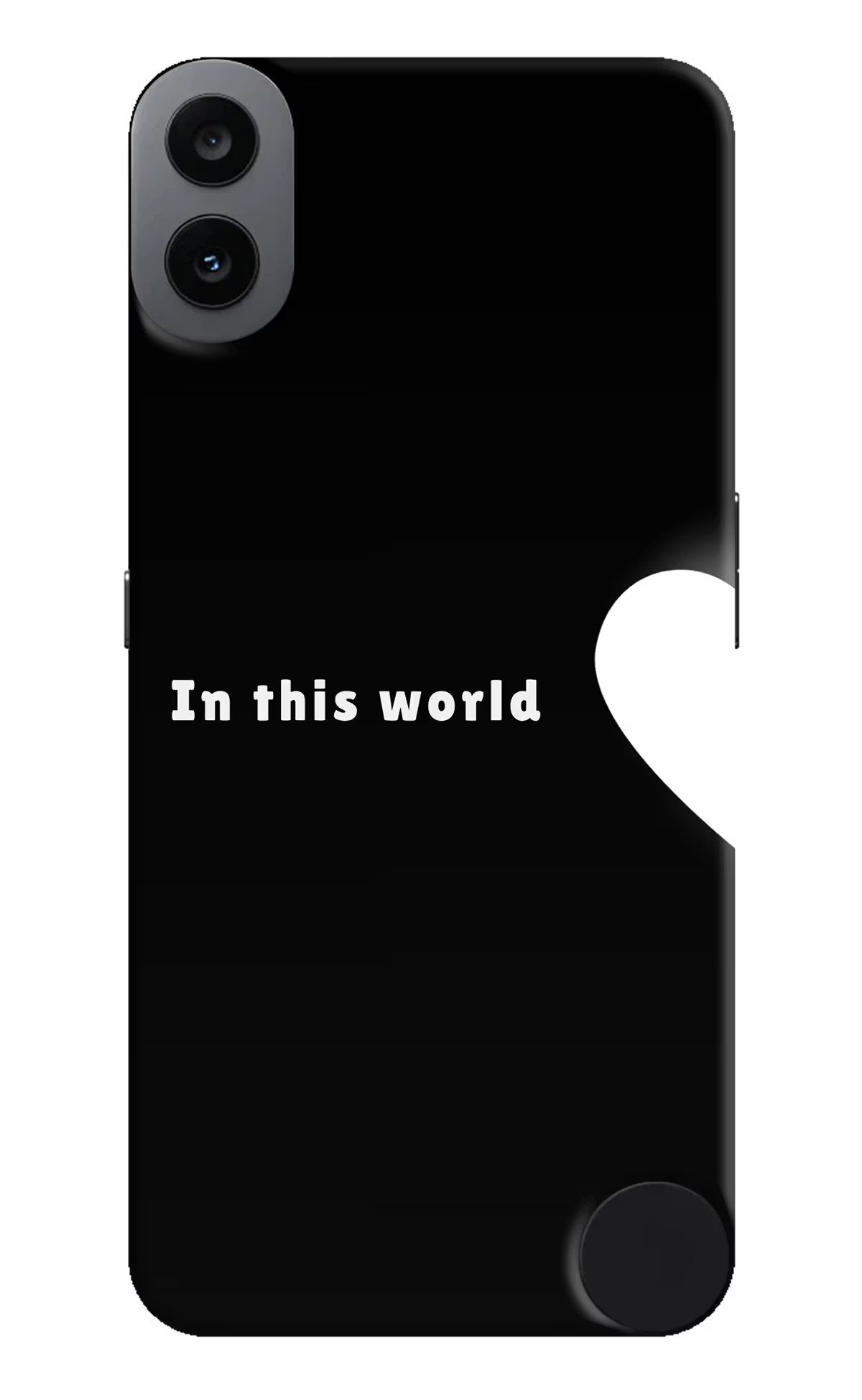 This World CMF by Nothing Phone 1 Hard Case Back Cover by Casekaro