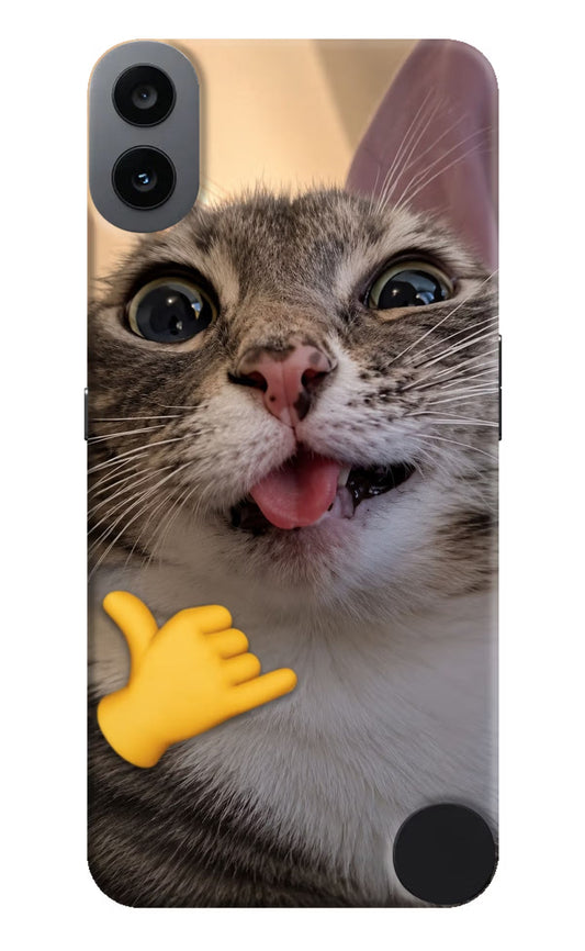 Silly Cat Call CMF by Nothing Phone 1 Hard Case Back Cover by Casekaro