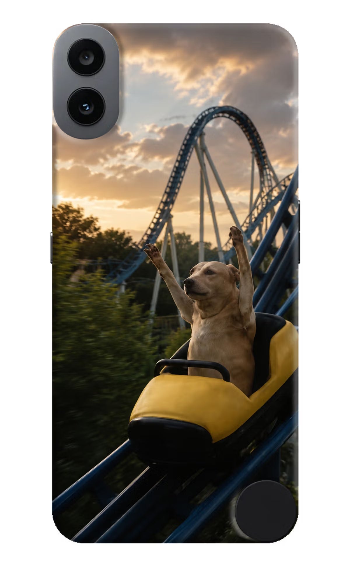 Rollercoaster Dog CMF by Nothing Phone 1 Hard Case Back Cover by Casekaro