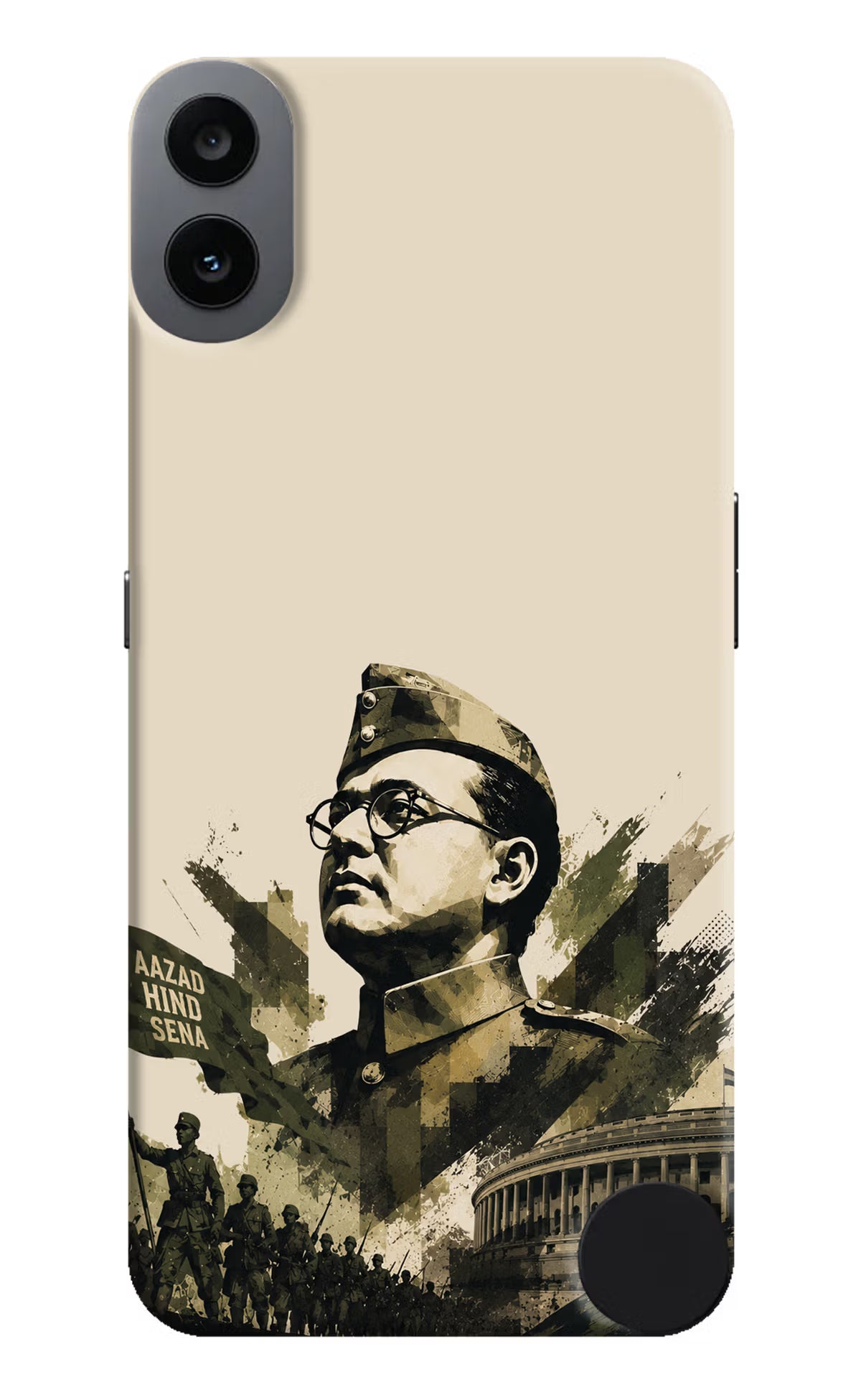 Netaji Rising CMF by Nothing Phone 1 Hard Case Back Cover by Casekaro