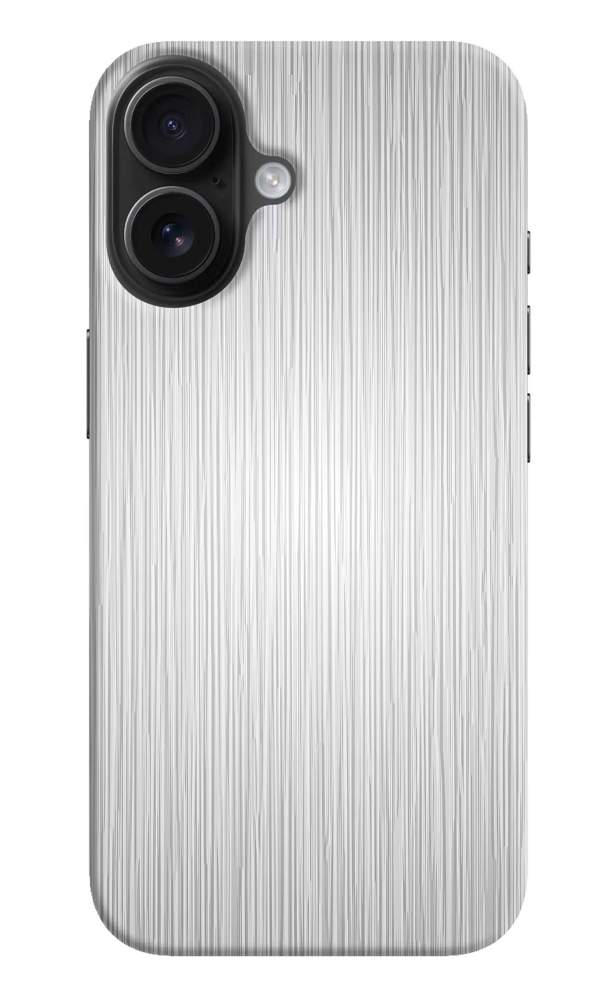 Wooden Grey Texture iPhone 16 Hard Case Back Cover by Casekaro