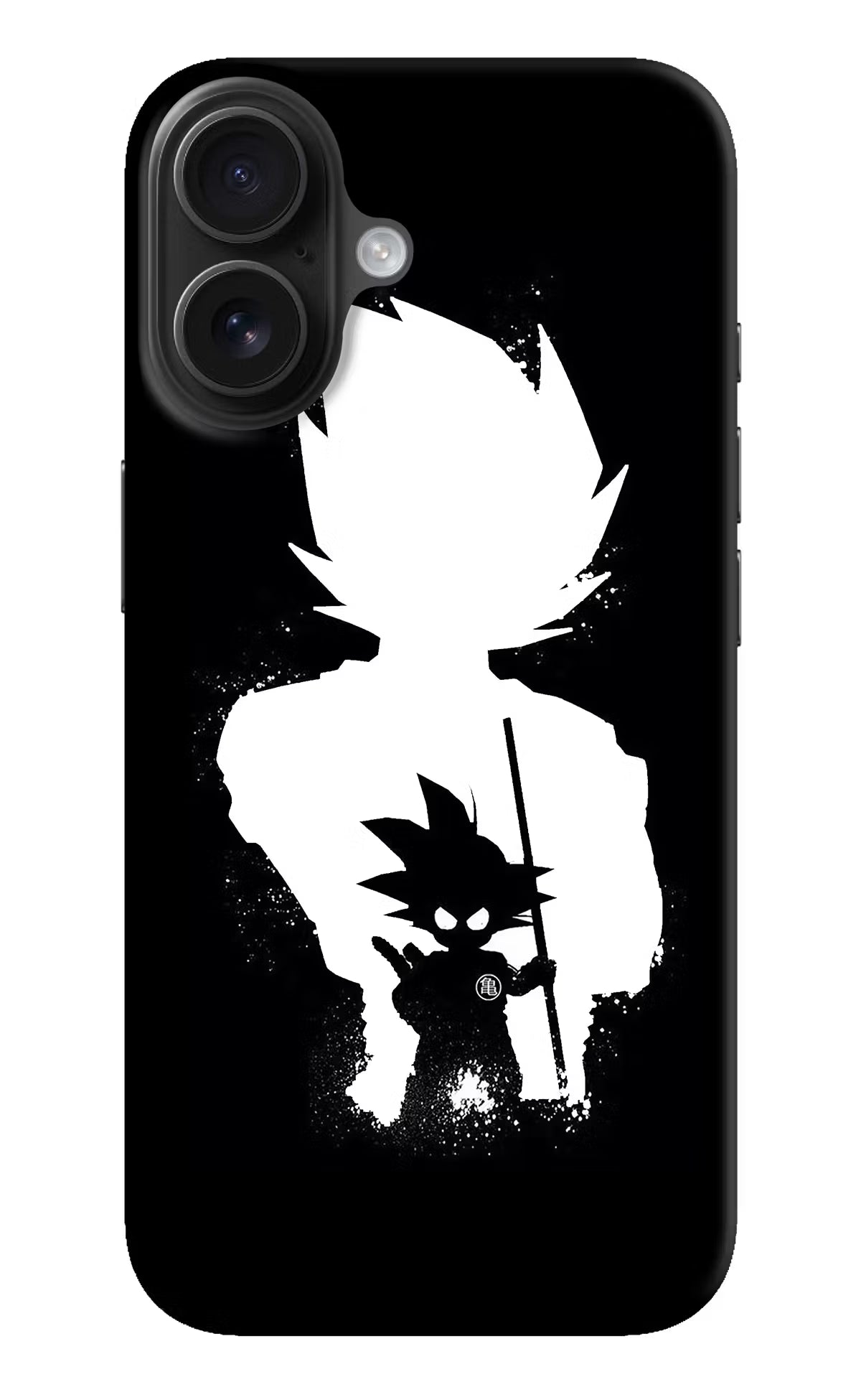 Goku Shadow iPhone 16 Hard Case Back Cover by Casekaro