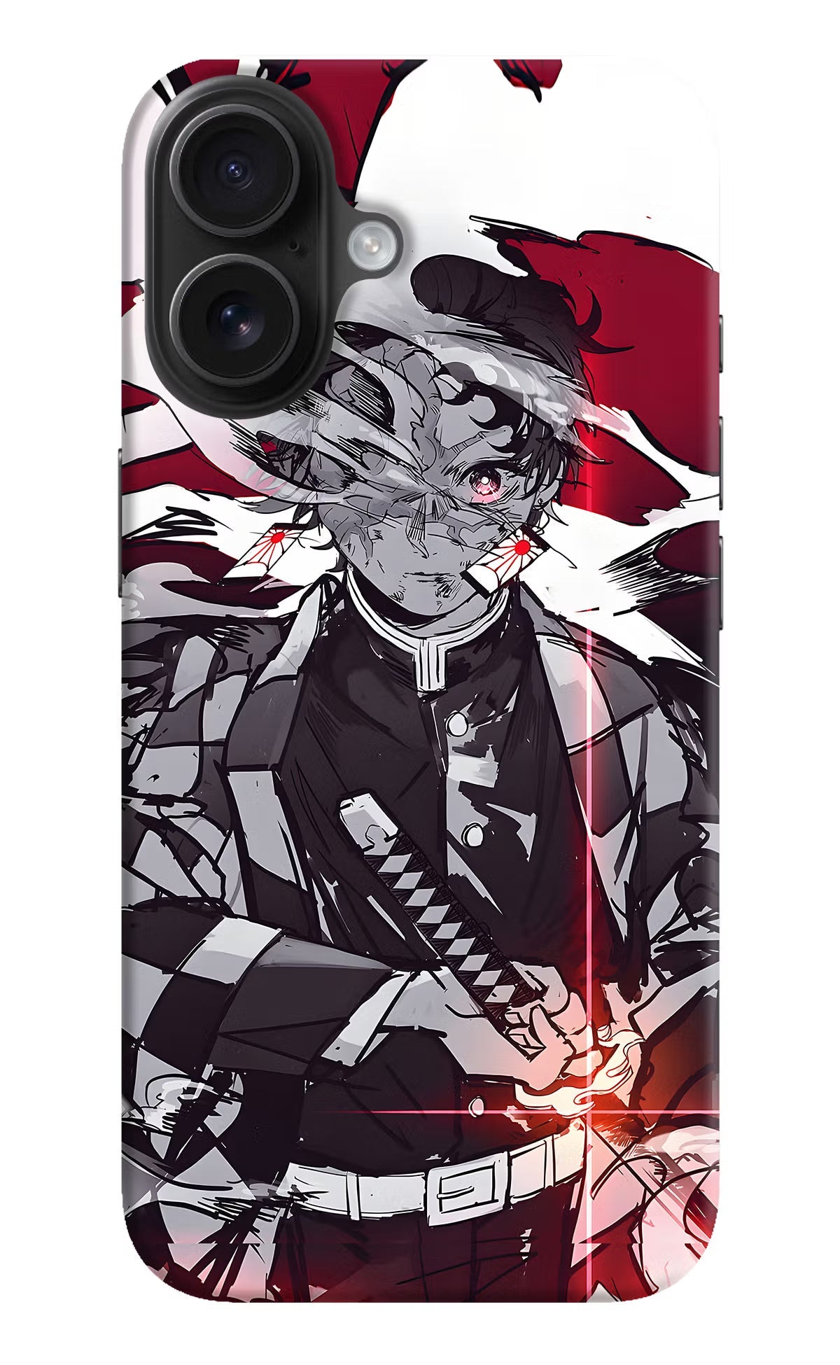 Demon Slayer iPhone 16 Hard Case Back Cover by Casekaro