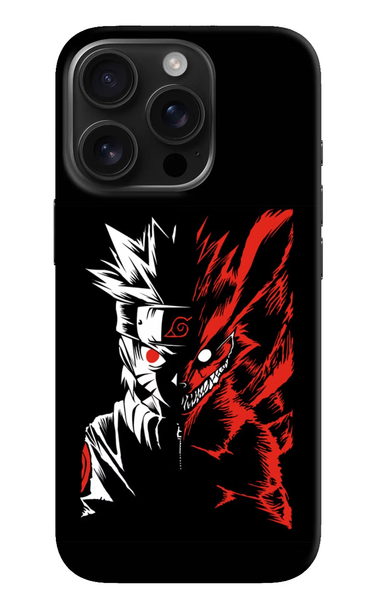 Naruto Two Face iPhone 16 Pro Hard Case Back Cover by Casekaro