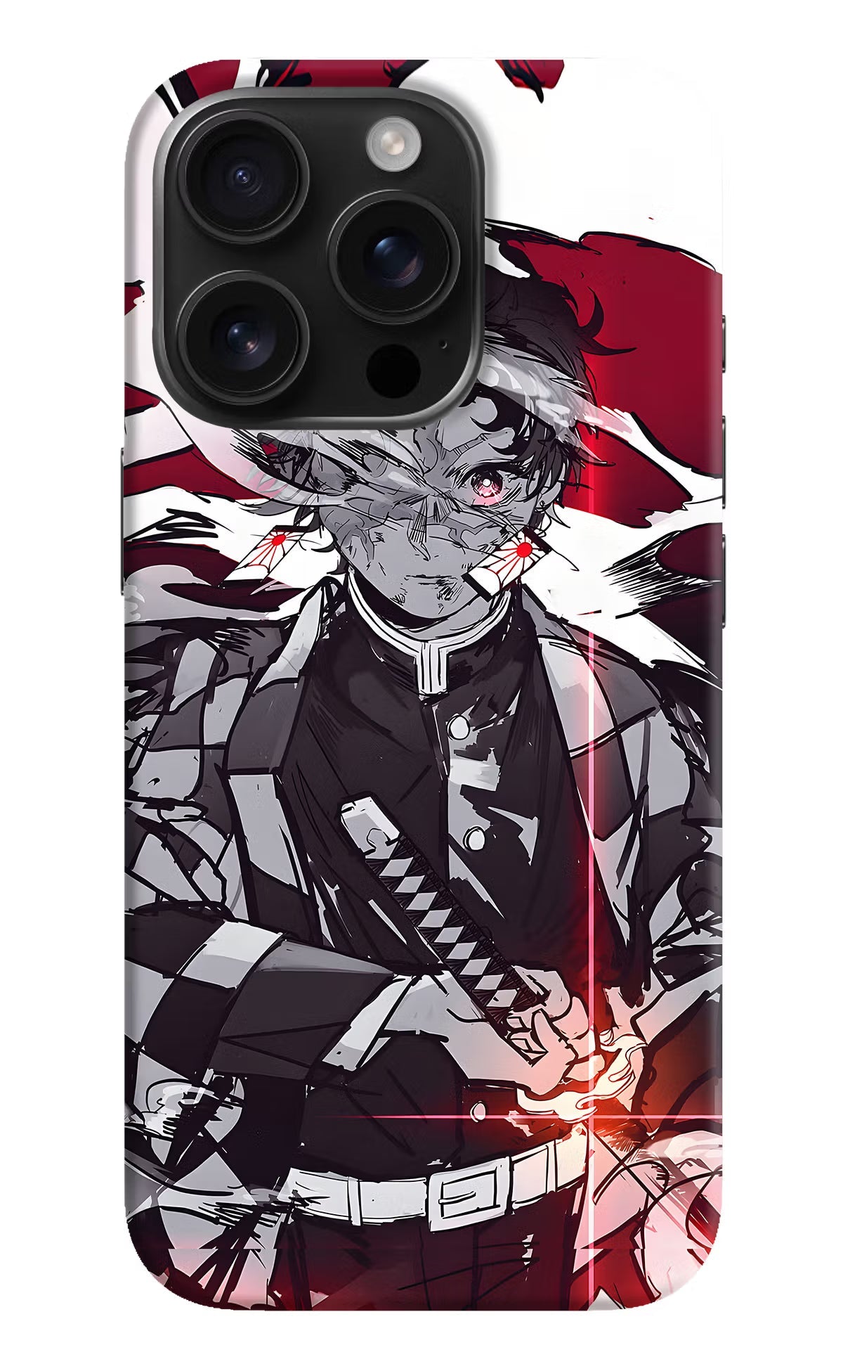 Demon Slayer iPhone 16 Pro Hard Case Back Cover by Casekaro