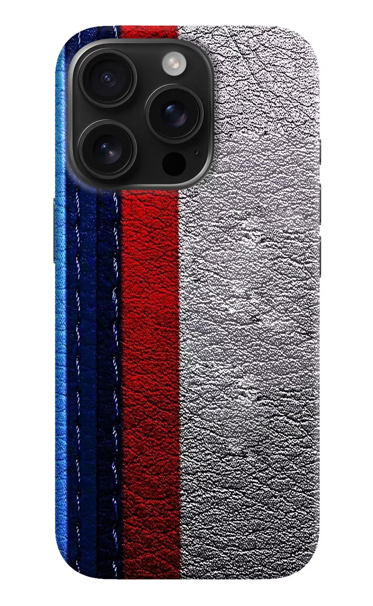 BMW Stripes iPhone 16 Pro Max Hard Case Back Cover by Casekaro