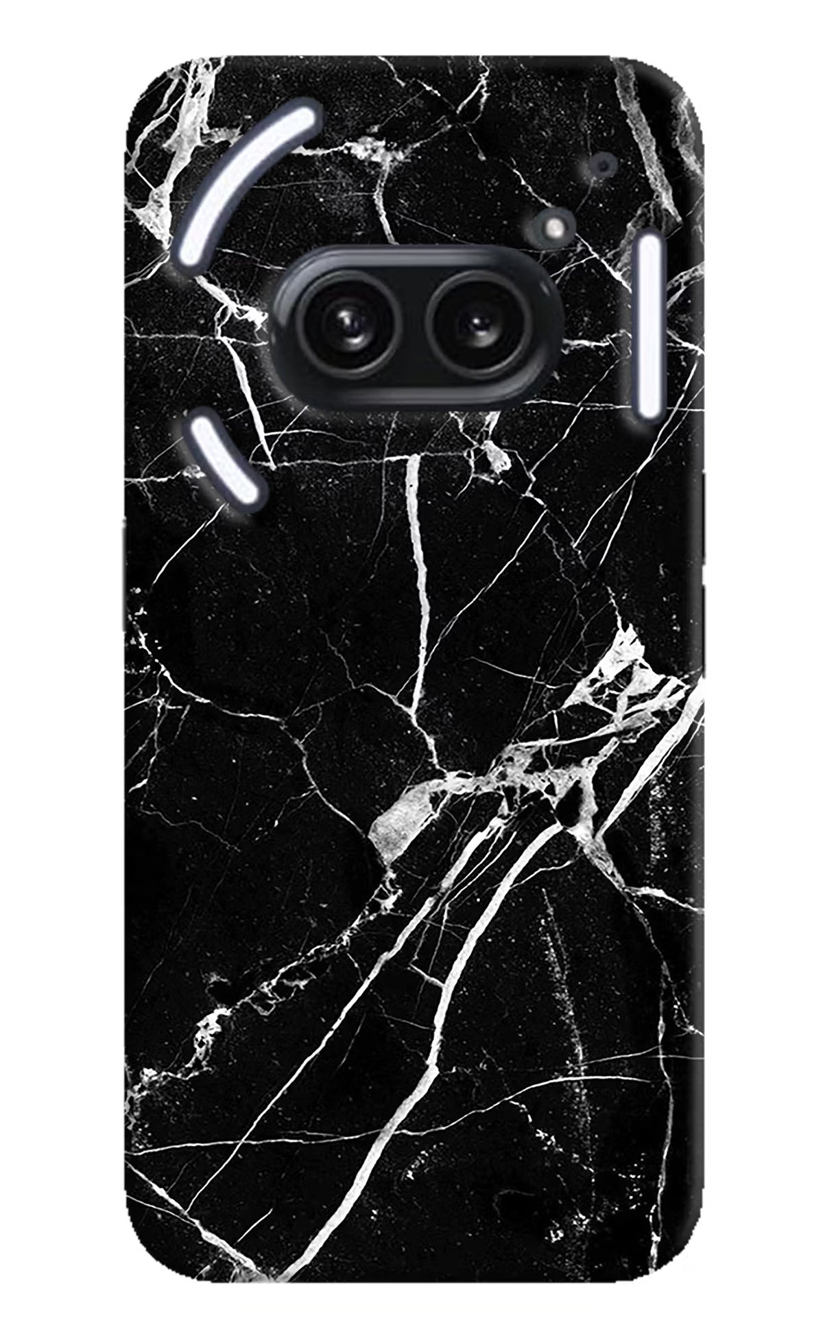 Black Marble Pattern Nothing Phone 2A Plus Hard Case Back Cover by Casekaro