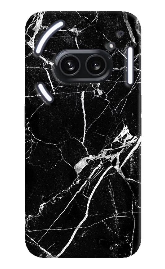 Black Marble Pattern Nothing Phone 2A Plus Hard Case Back Cover by Casekaro