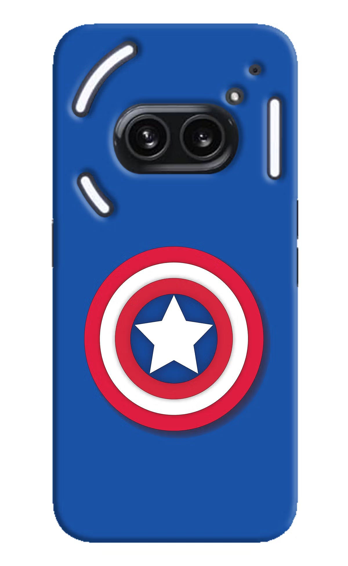 Shield Nothing Phone 2A Plus Hard Case Back Cover by Casekaro